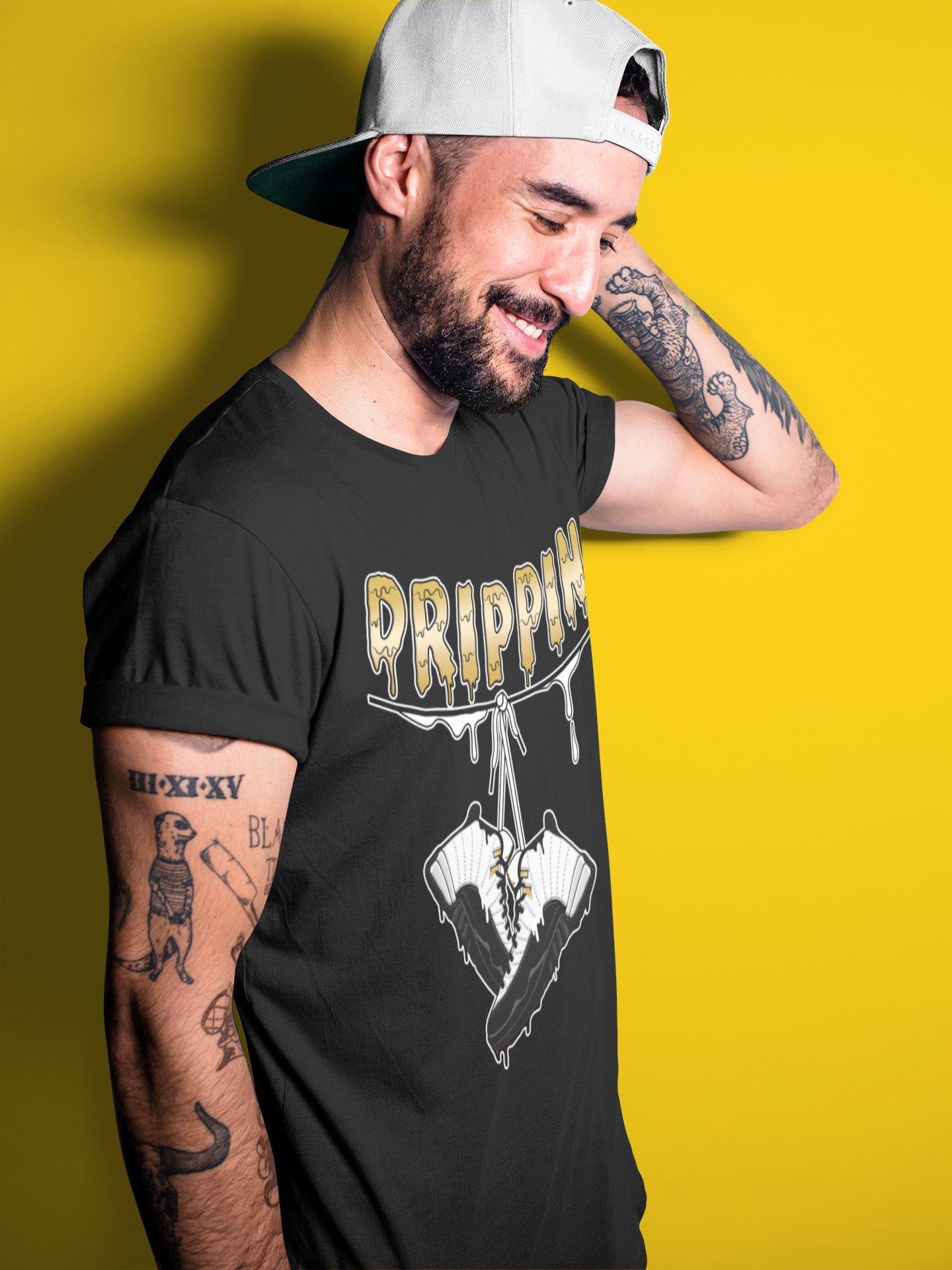 Jordan 12 Royalty Shirt To Match Jordans Drippin Sneaker Tees Jordan 12 Royalty Drip Gear Zone Sneaker Matching Clothing Unisex Shirts