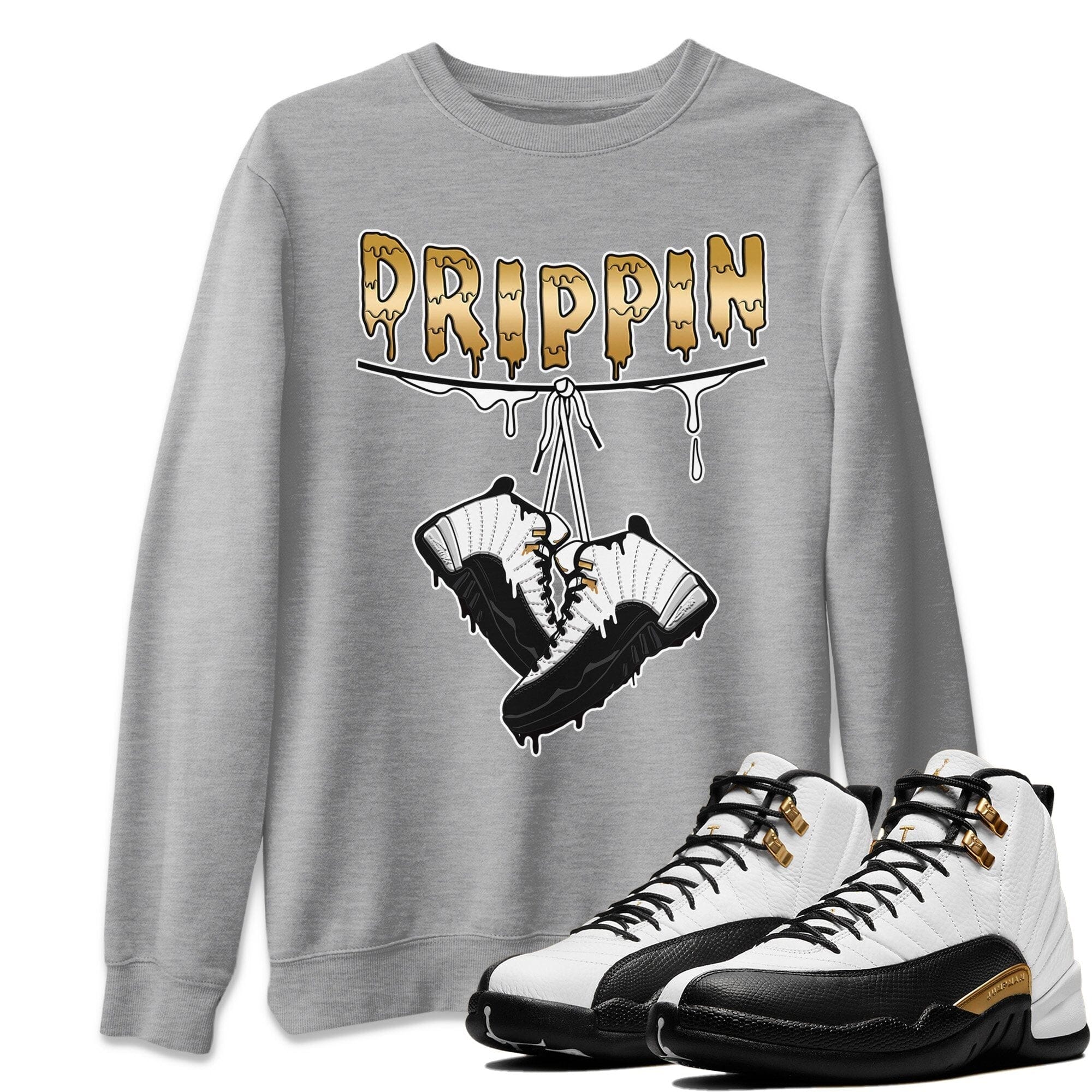 Jordan 12 Royalty Shirt To Match Jordans Drippin Sneaker Tees Jordan 12 Royalty Drip Gear Zone Sneaker Matching Clothing Unisex Shirts