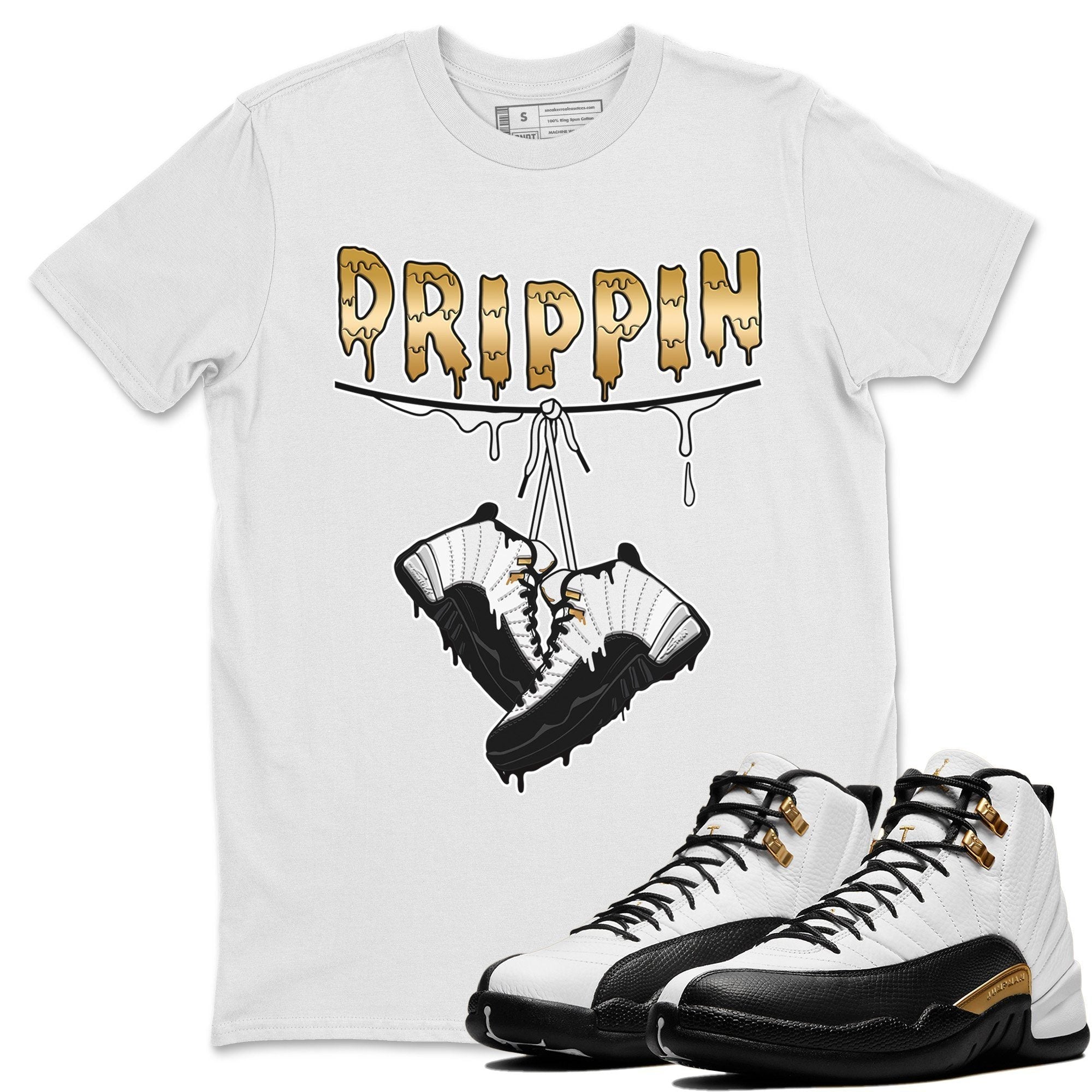 Jordan 12 Royalty Shirt To Match Jordans Drippin Sneaker Tees Jordan 12 Royalty Drip Gear Zone Sneaker Matching Clothing Unisex Shirts