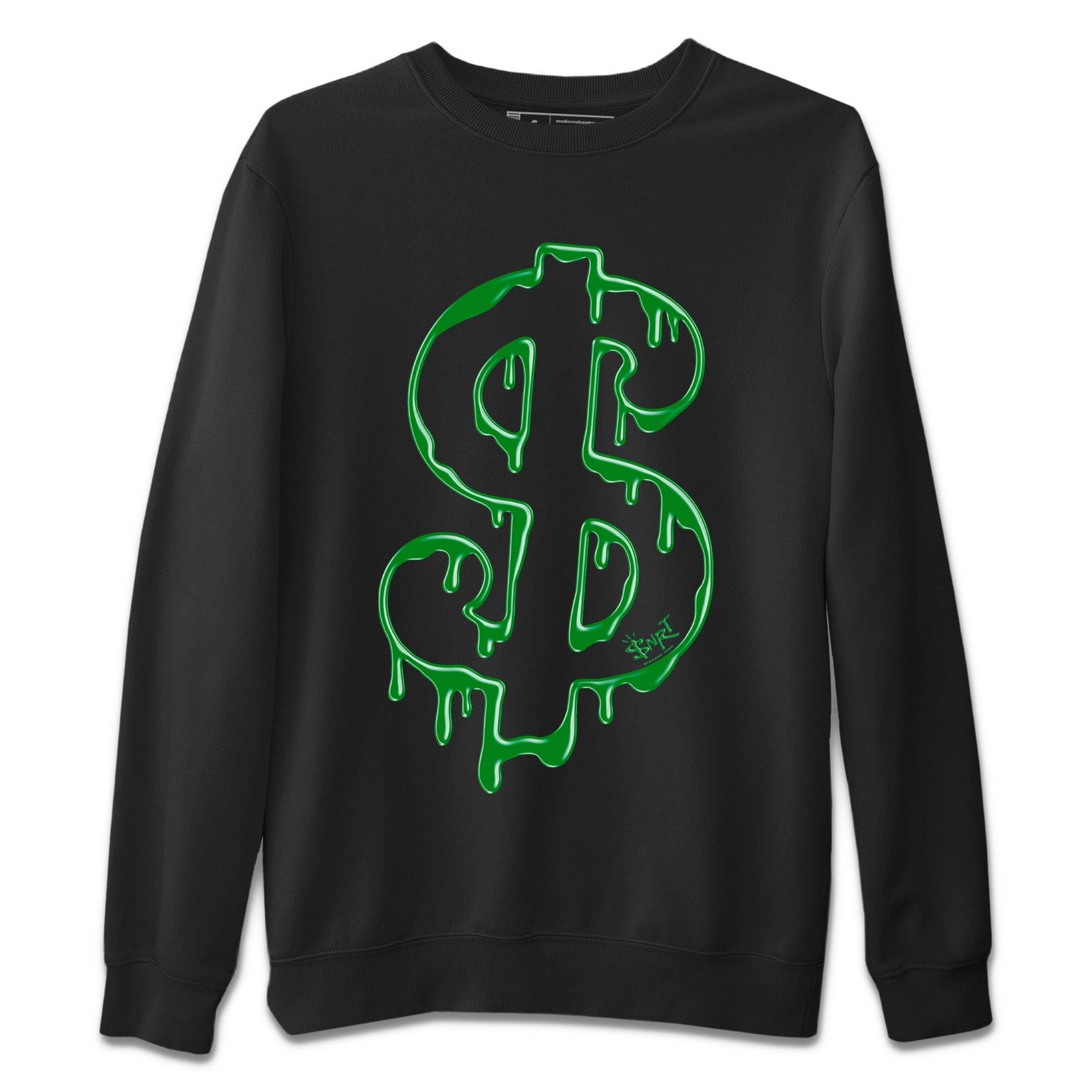 Air Jordan 1 Celtics Sneaker Match Tees Dripping Dollar Streetwear Sneaker Shirt Air Jordan 1 High OG Celtics Sneaker Release Tees Unisex Shirts Black 2