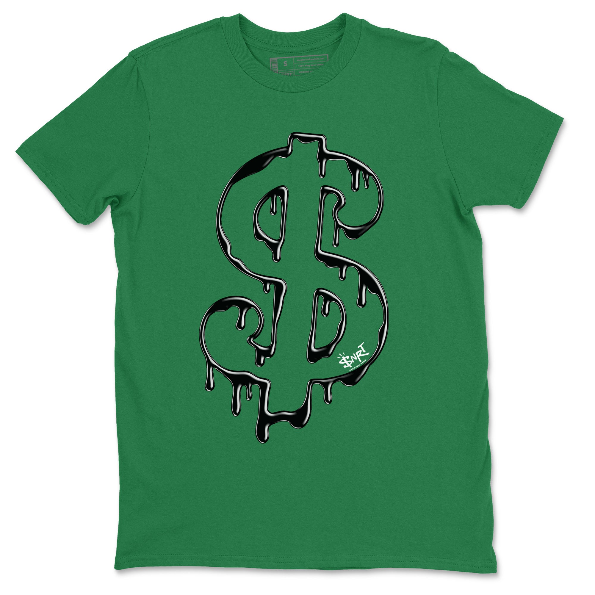Air Jordan 1 Celtics Sneaker Match Tees Dripping Dollar Streetwear Sneaker Shirt Air Jordan 1 High OG Celtics Sneaker Release Tees Unisex Shirts Kelly Green 2