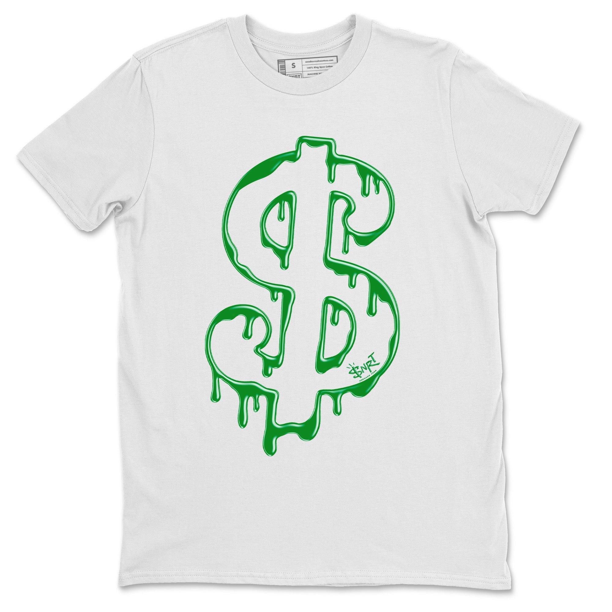Air Jordan 1 Celtics Sneaker Match Tees Dripping Dollar Streetwear Sneaker Shirt Air Jordan 1 High OG Celtics Sneaker Release Tees Unisex Shirts White 2
