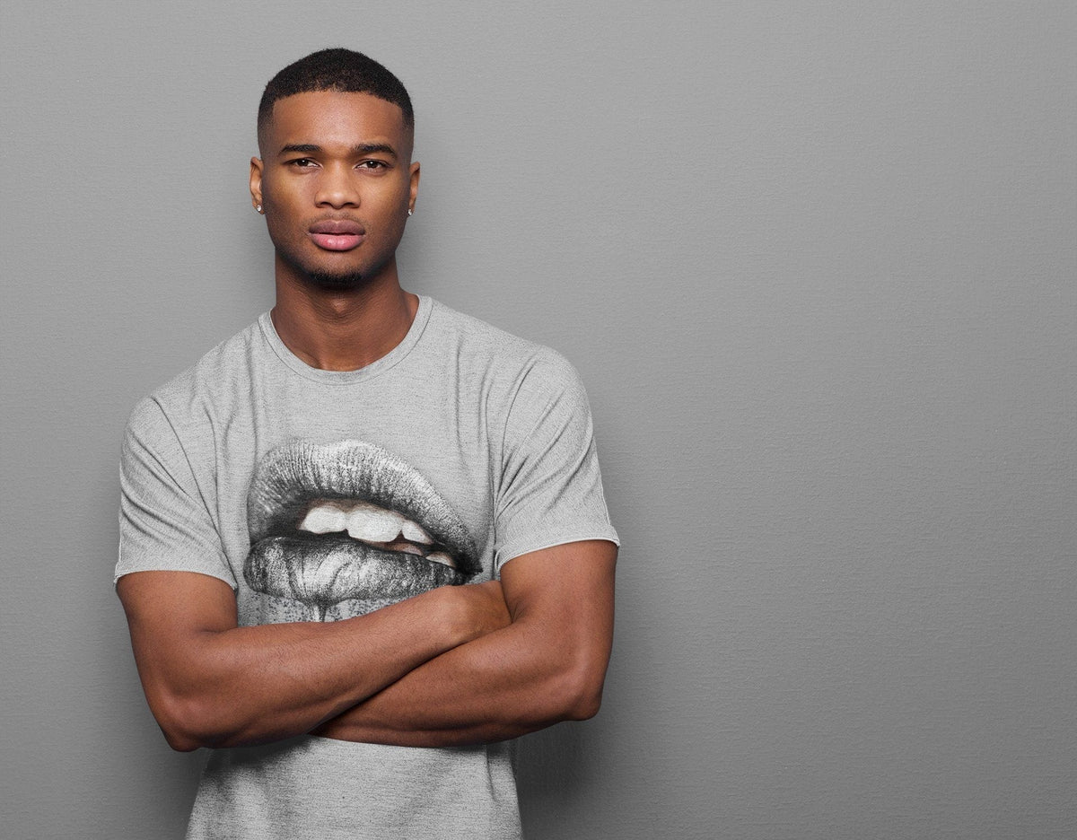 Jordan 1 Neutral Grey Shirt To Match Jordans Dripping Lips Sneaker Tees Jordan 1 Neutral Grey Drip Gear Zone Sneaker Matching Clothing Unisex Shirts