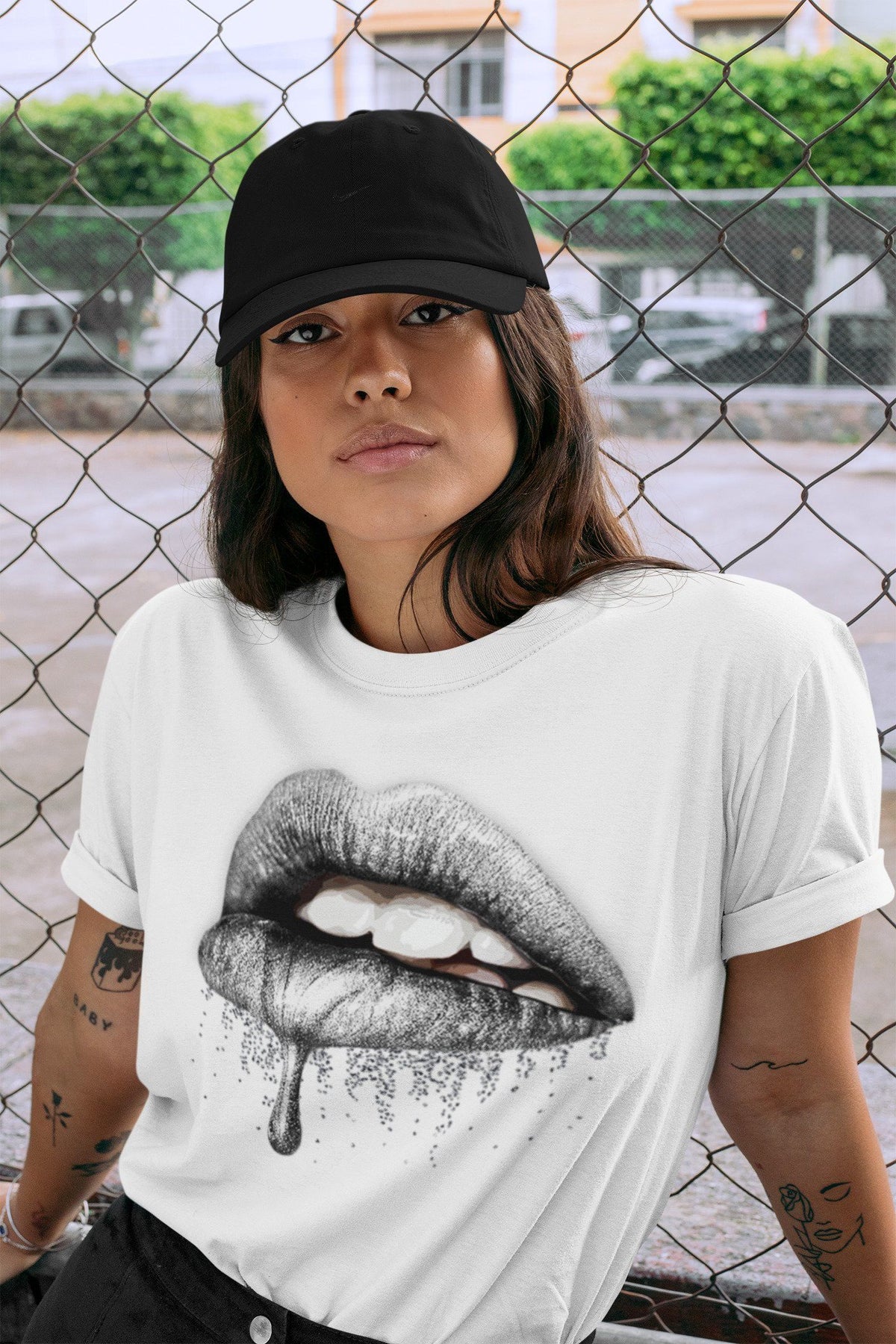 Jordan 1 Neutral Grey Shirt To Match Jordans Dripping Lips Sneaker Tees Jordan 1 Neutral Grey Drip Gear Zone Sneaker Matching Clothing Unisex Shirts