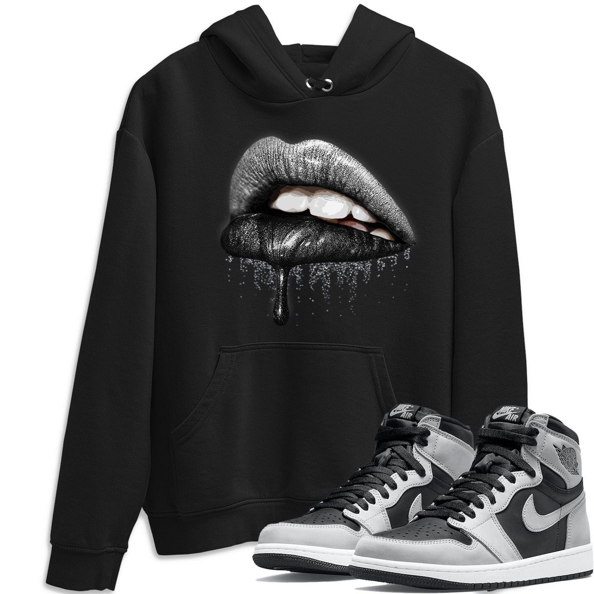 Jordan 1 Shadow 2.0 Shirt To Match Jordans Dripping Lips Sneaker Tees Jordan 1 Shadow 2.0 Drip Gear Zone Sneaker Matching Clothing Unisex Shirts