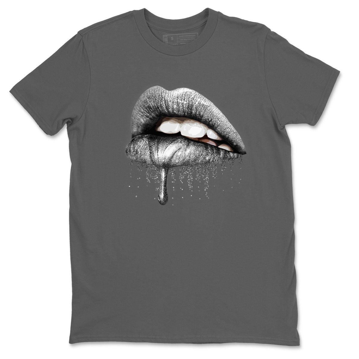Jordan 1 Silver Toe Shirt To Match Jordans Dripping Lips Sneaker Tees Jordan 1 Silver Toe Drip Gear Zone Sneaker Matching Clothing Unisex Shirts