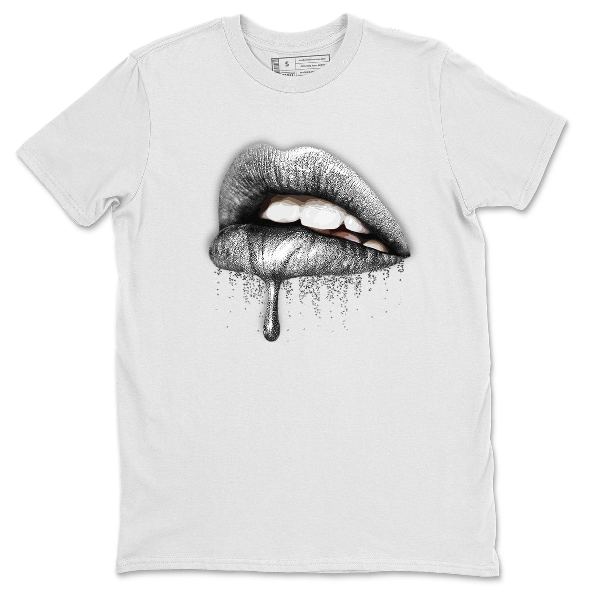 Jordan 1 Silver Toe Shirt To Match Jordans Dripping Lips Sneaker Tees Jordan 1 Silver Toe Drip Gear Zone Sneaker Matching Clothing Unisex Shirts