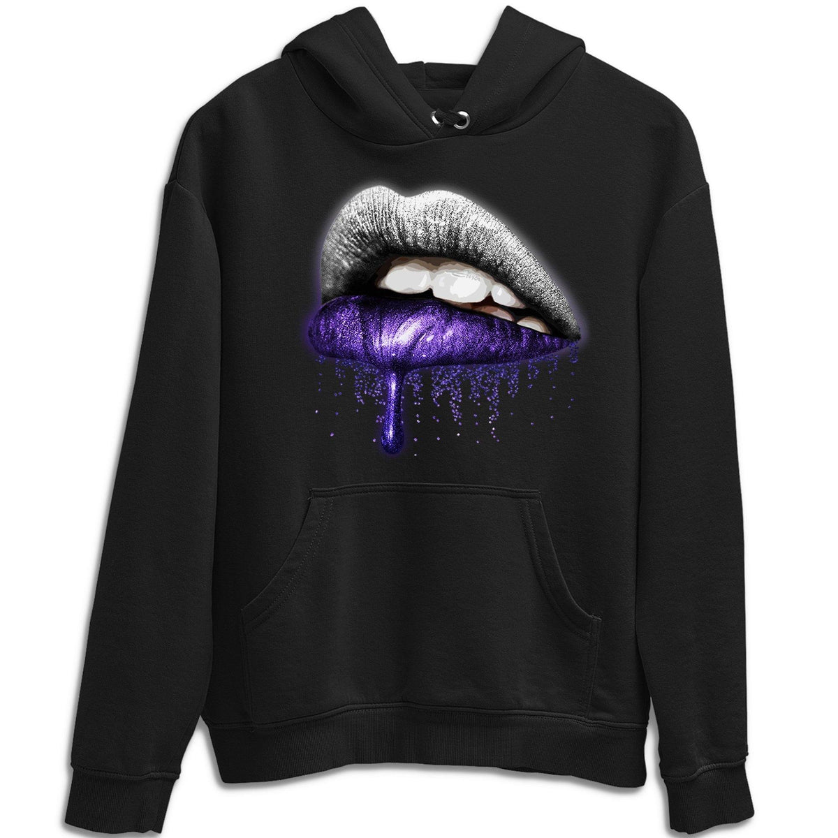 Jordan 1 WMNS Court Purple Shirt To Match Jordans Dripping Lips Sneaker Tees Jordan 1 WMNS Court Purple Drip Gear Zone Sneaker Matching Clothing Unisex Shirts