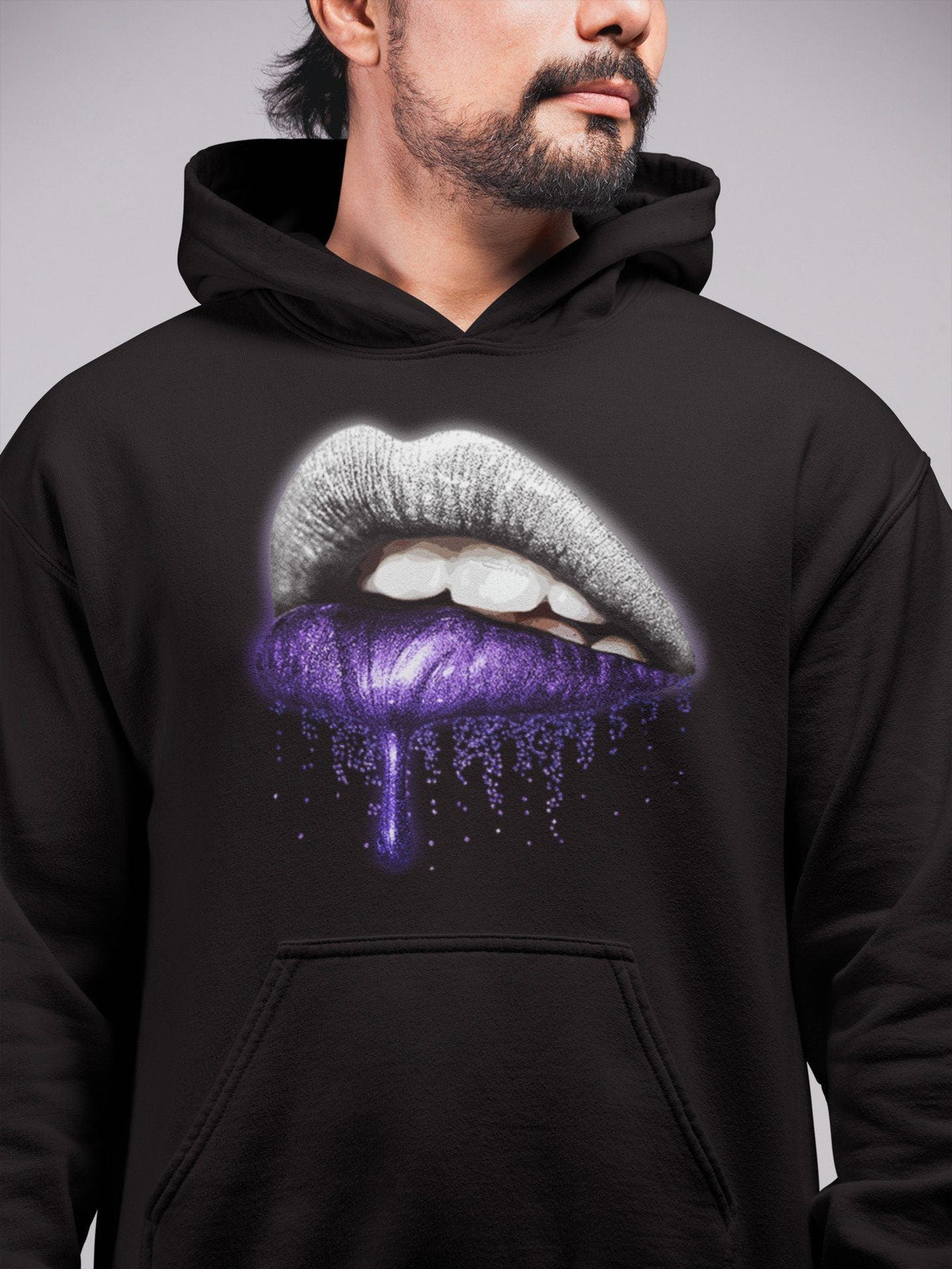 Jordan 1 WMNS Court Purple Shirt To Match Jordans Dripping Lips Sneaker Tees Jordan 1 WMNS Court Purple Drip Gear Zone Sneaker Matching Clothing Unisex Shirts