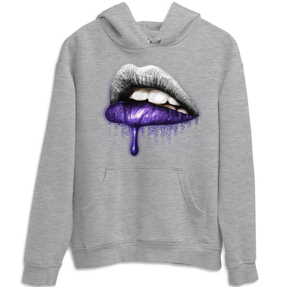 Jordan 1 WMNS Court Purple Shirt To Match Jordans Dripping Lips Sneaker Tees Jordan 1 WMNS Court Purple Drip Gear Zone Sneaker Matching Clothing Unisex Shirts