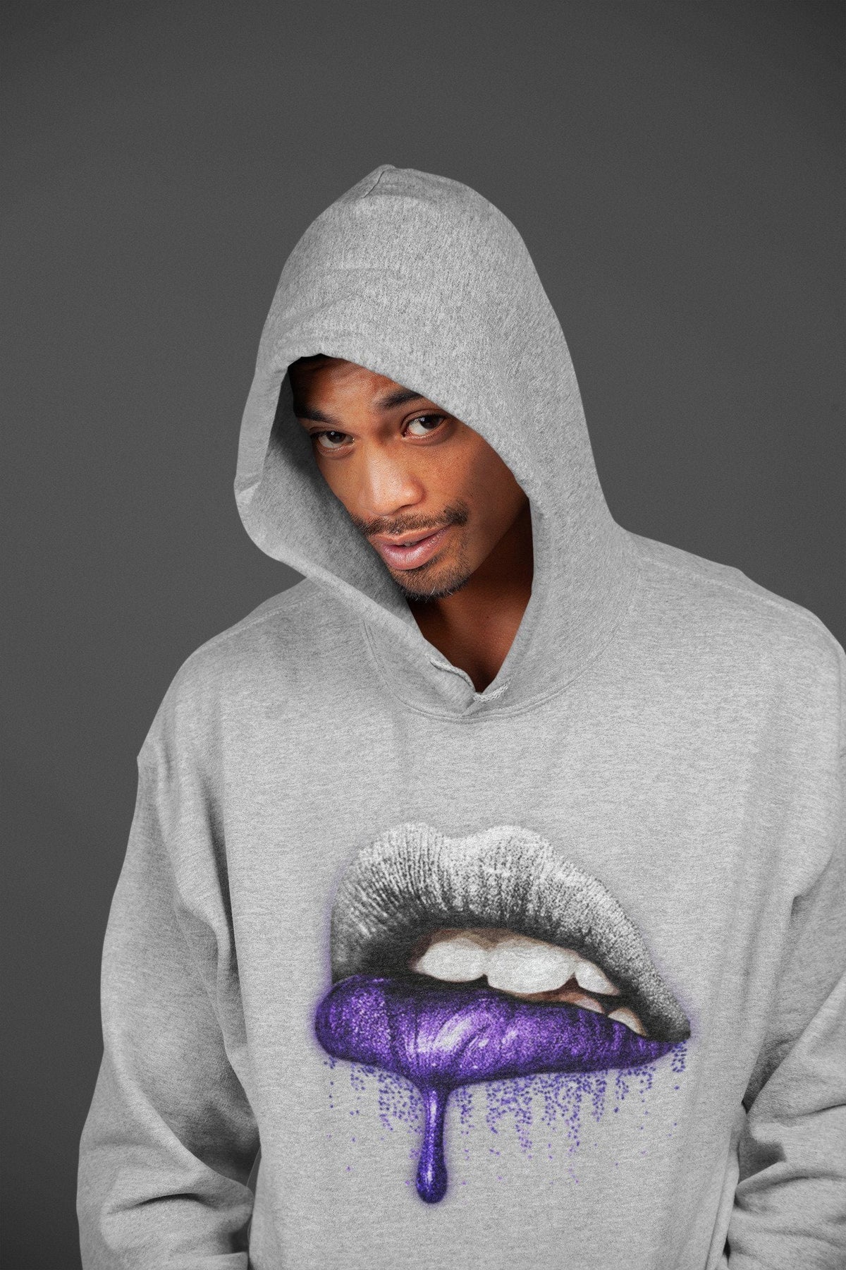 Jordan 1 WMNS Court Purple Shirt To Match Jordans Dripping Lips Sneaker Tees Jordan 1 WMNS Court Purple Drip Gear Zone Sneaker Matching Clothing Unisex Shirts