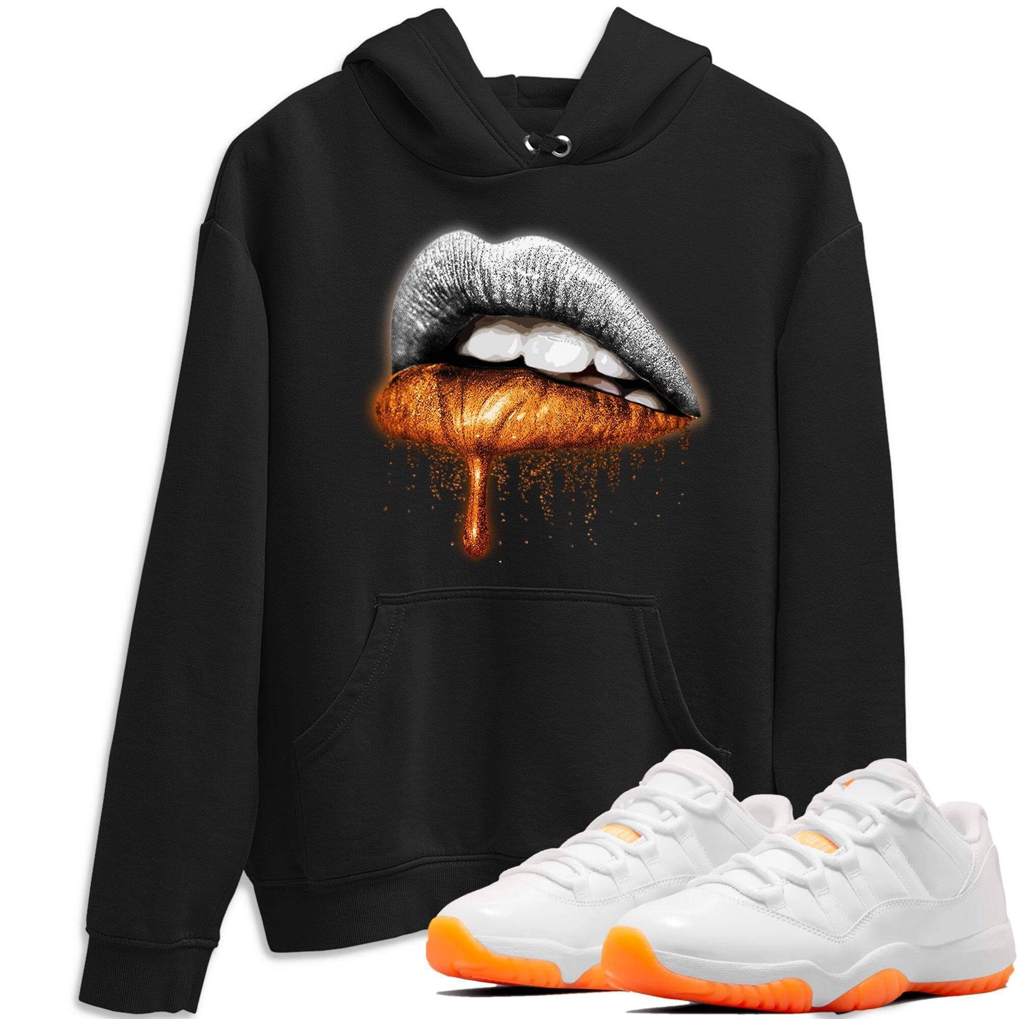 Jordan 11 Citrus Shirt To Match Jordans Dripping Lips Sneaker Tees Jordan 11 Citrus Drip Gear Zone Sneaker Matching Clothing Unisex Shirts