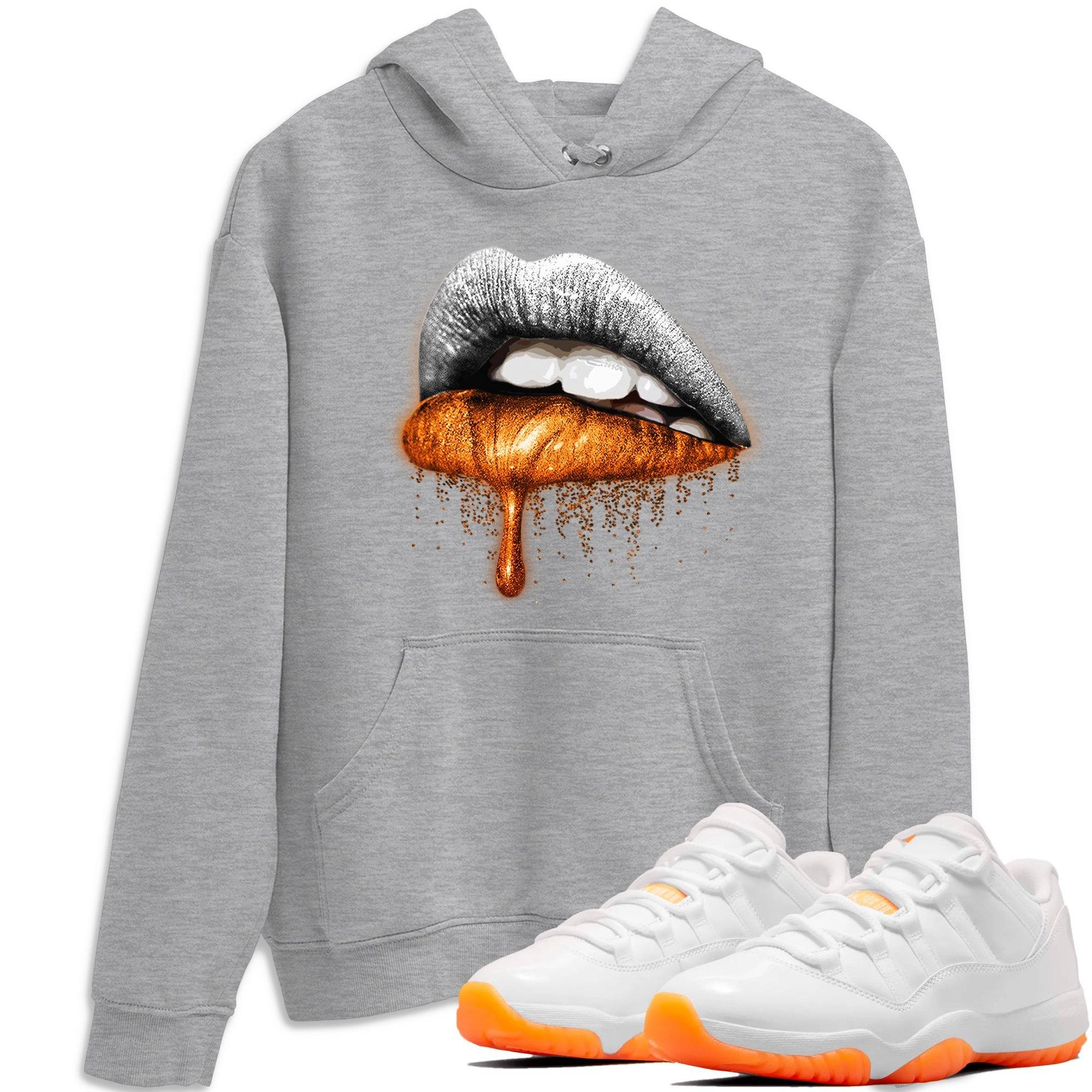 Jordan 11 Citrus Shirt To Match Jordans Dripping Lips Sneaker Tees Jordan 11 Citrus Drip Gear Zone Sneaker Matching Clothing Unisex Shirts