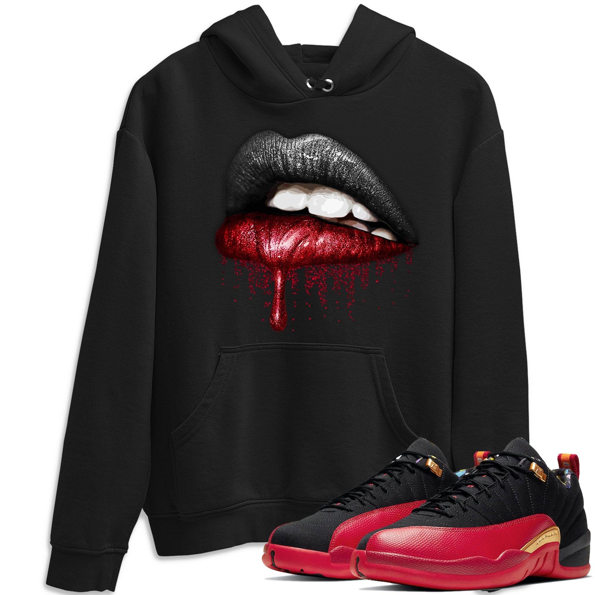Jordan 12 Super Bowl Shirt To Match Jordans Dripping Lips Sneaker Tees Jordan 12 Super Bowl Drip Gear Zone Sneaker Matching Clothing Unisex Shirts