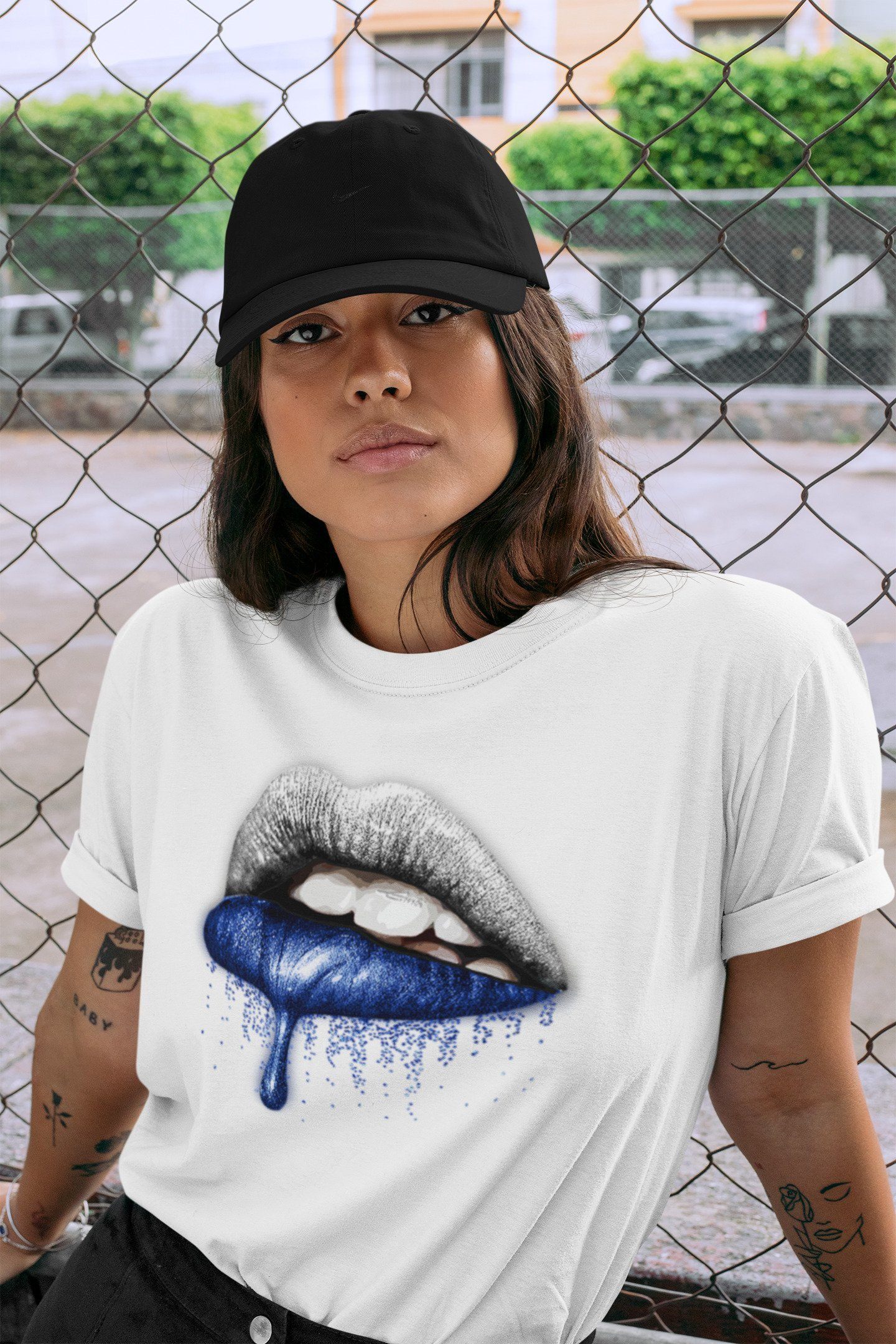 Jordan 3 Racer Blue Shirt To Match Jordans Dripping Lips Sneaker Tees Jordan 3 Racer Blue Drip Gear Zone Sneaker Matching Clothing Unisex Shirts