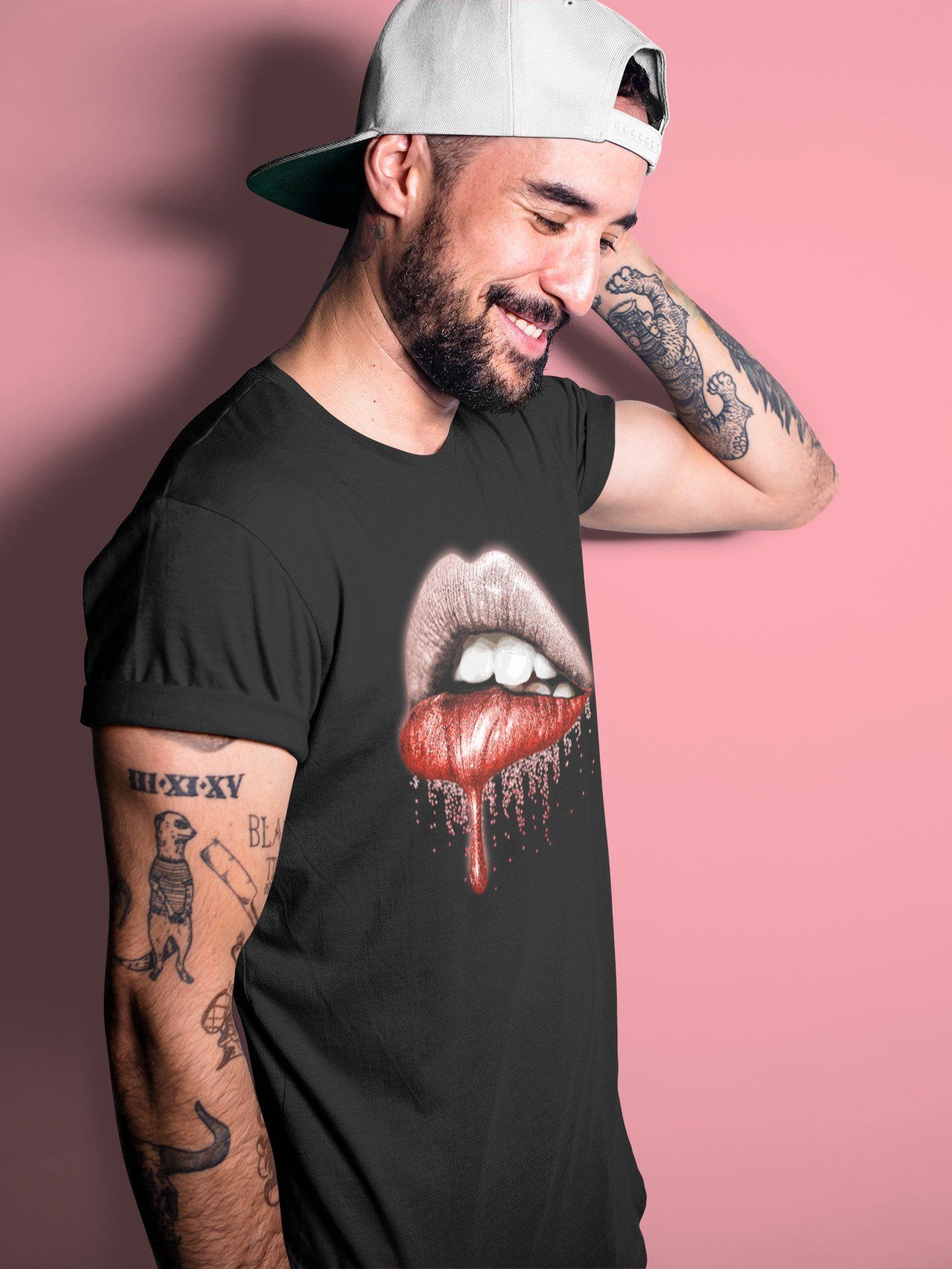 Jordan 3 Rust Pink Shirt To Match Jordans Dripping Lips Sneaker Tees Jordan 3 Rust Pink Drip Gear Zone Sneaker Matching Clothing Unisex Shirts