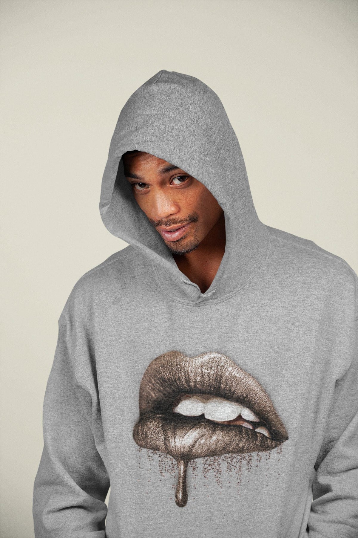 Jordan 4 Taupe Haze Shirt To Match Jordans Dripping Lips Sneaker Tees Jordan 4 Taupe Haze Drip Gear Zone Sneaker Matching Clothing Unisex Shirts