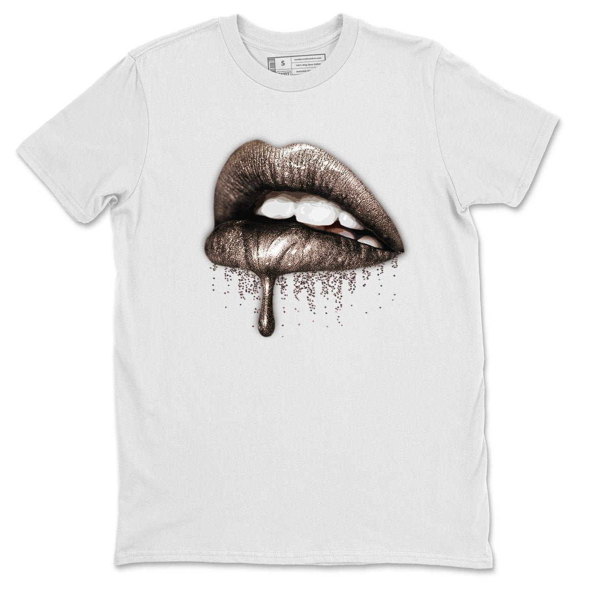 Jordan 4 Taupe Haze Shirt To Match Jordans Dripping Lips Sneaker Tees Jordan 4 Taupe Haze Drip Gear Zone Sneaker Matching Clothing Unisex Shirts