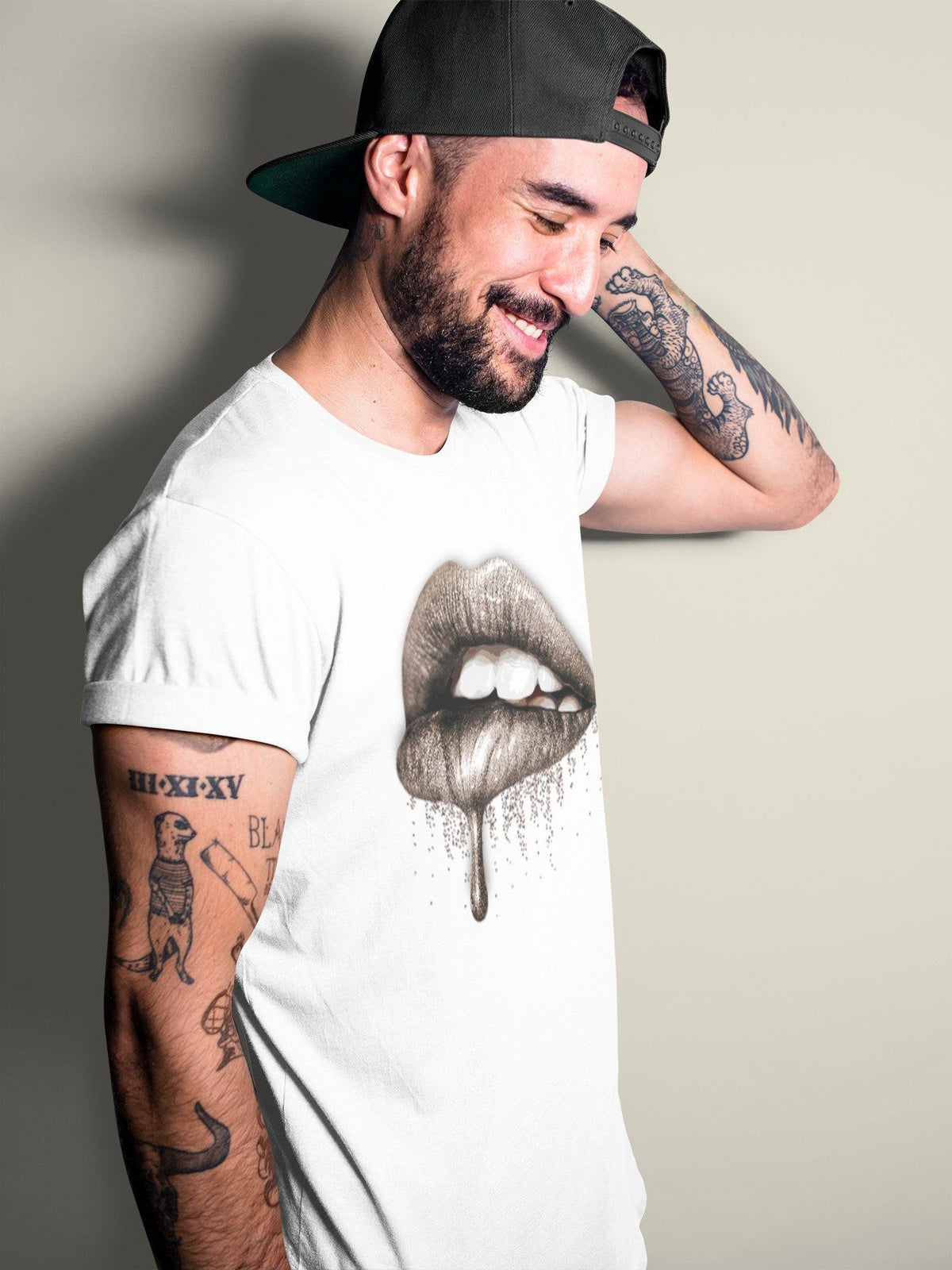 Jordan 4 Taupe Haze Shirt To Match Jordans Dripping Lips Sneaker Tees Jordan 4 Taupe Haze Drip Gear Zone Sneaker Matching Clothing Unisex Shirts