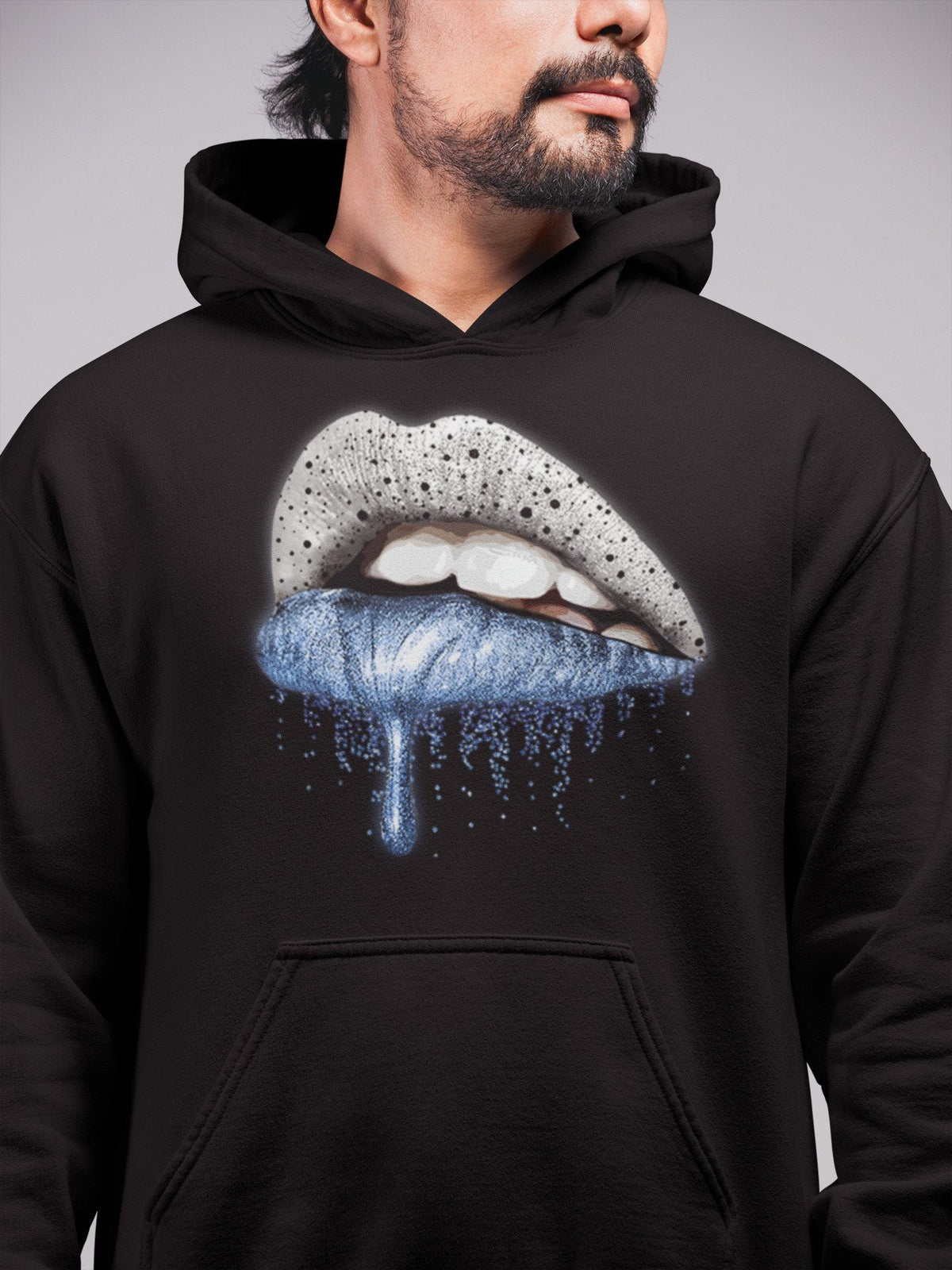 Jordan 4 University Blue Shirt To Match Jordans Dripping Lips Sneaker Tees Jordan 4 University Blue Drip Gear Zone Sneaker Matching Clothing Unisex Shirts