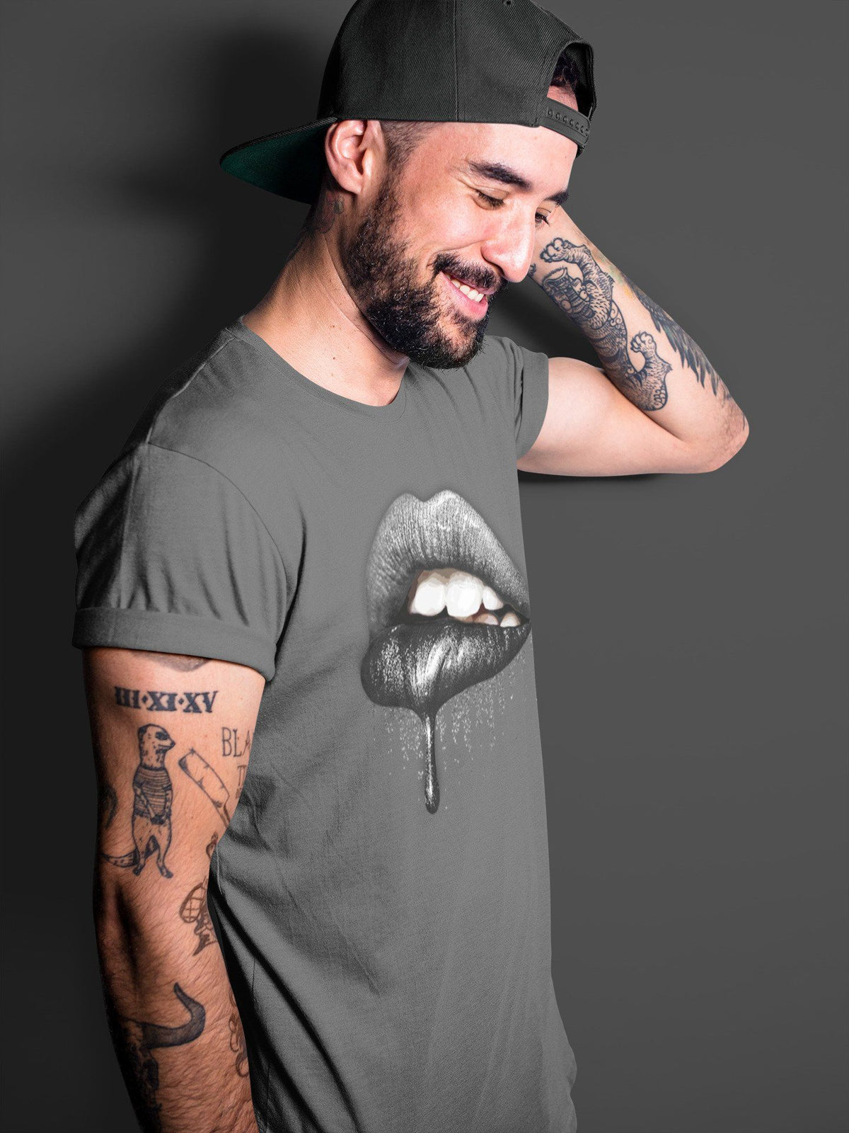 Jordan 5 Anthracite Shirt To Match Jordans Dripping Lips Sneaker Tees Jordan 5 Anthracite Drip Gear Zone Sneaker Matching Clothing Unisex Shirts