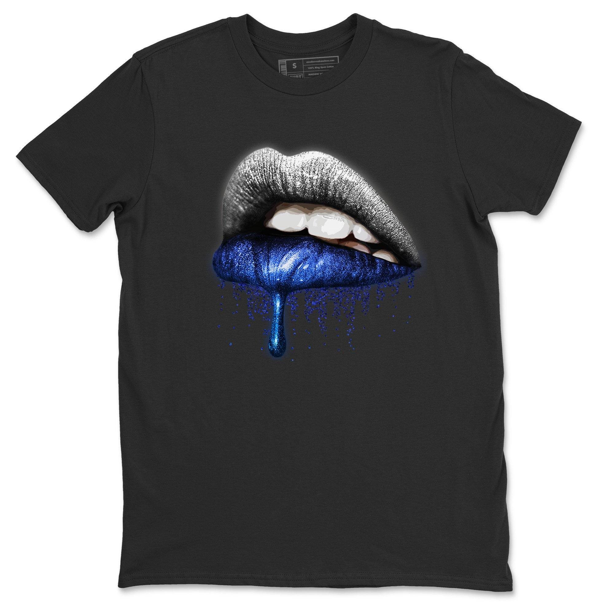 Jordan 5 Stealth Shirt To Match Jordans Dripping Lips Sneaker Tees Jordan 5 Stealth Drip Gear Zone Sneaker Matching Clothing Unisex Shirts