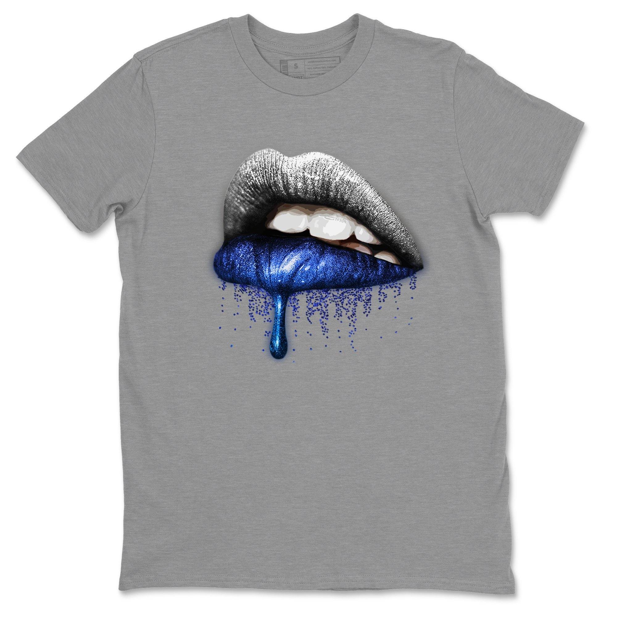 Jordan 5 Stealth Shirt To Match Jordans Dripping Lips Sneaker Tees Jordan 5 Stealth Drip Gear Zone Sneaker Matching Clothing Unisex Shirts