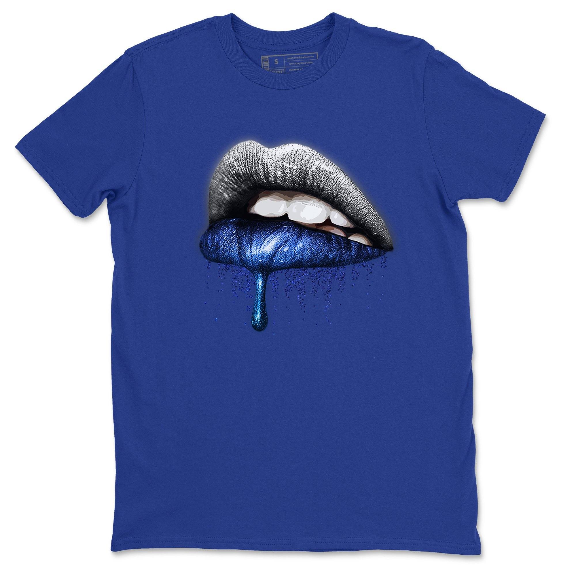 Jordan 5 Stealth Shirt To Match Jordans Dripping Lips Sneaker Tees Jordan 5 Stealth Drip Gear Zone Sneaker Matching Clothing Unisex Shirts