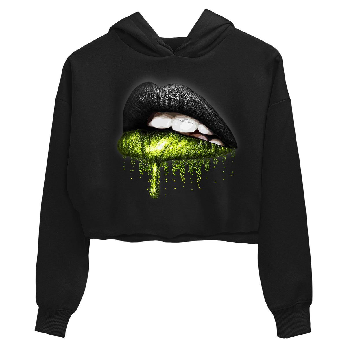 Jordan 6 Electric Green Sneaker Matching T-Shirt Dripping Lips Sneaker Tees Jordan 6 Electric Green Sneaker Release Tees Women's Shirts