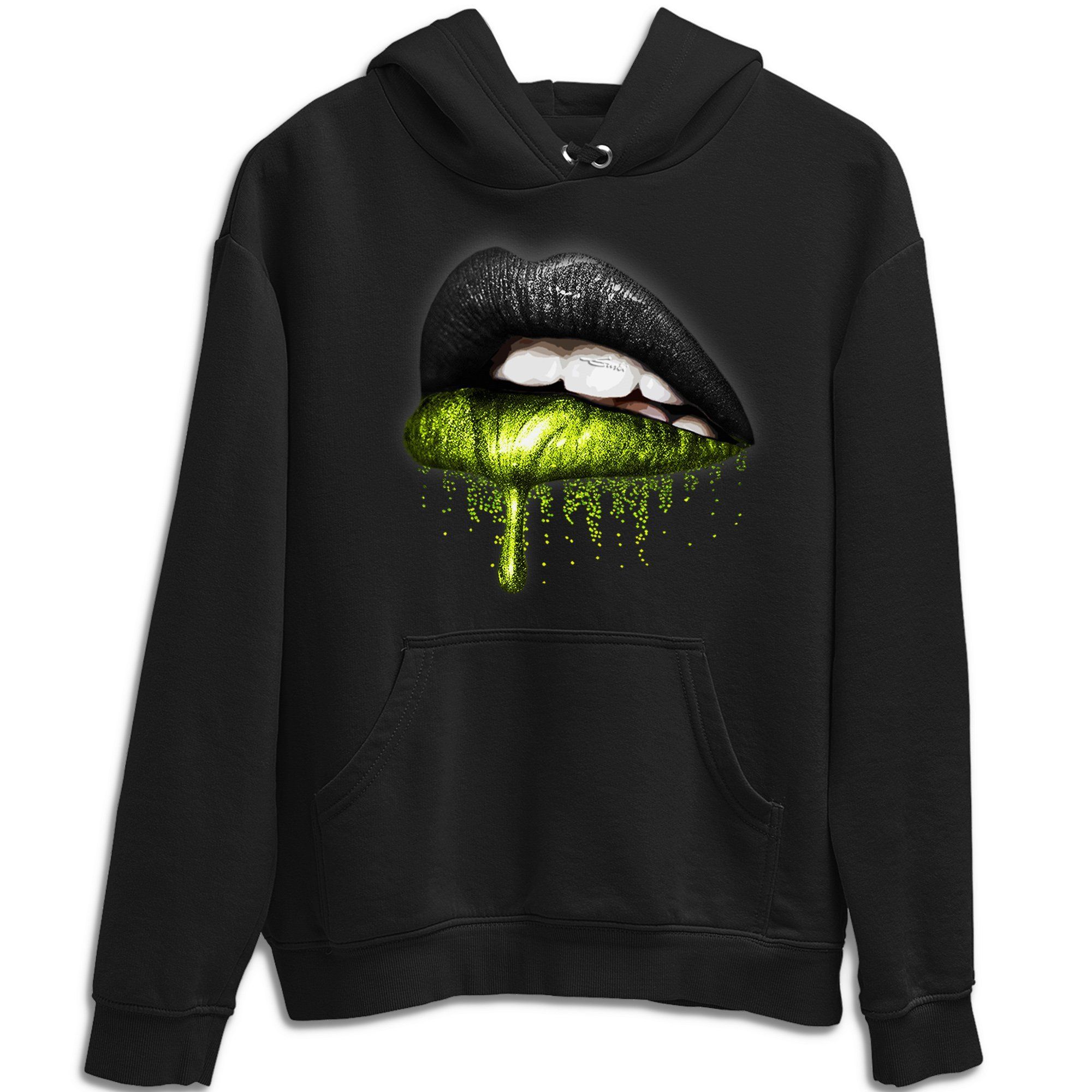 Jordan 6 Electric Green Shirt To Match Jordans Dripping Lips Sneaker Tees Jordan 6 Electric Green Drip Gear Zone Sneaker Matching Clothing Unisex Shirts
