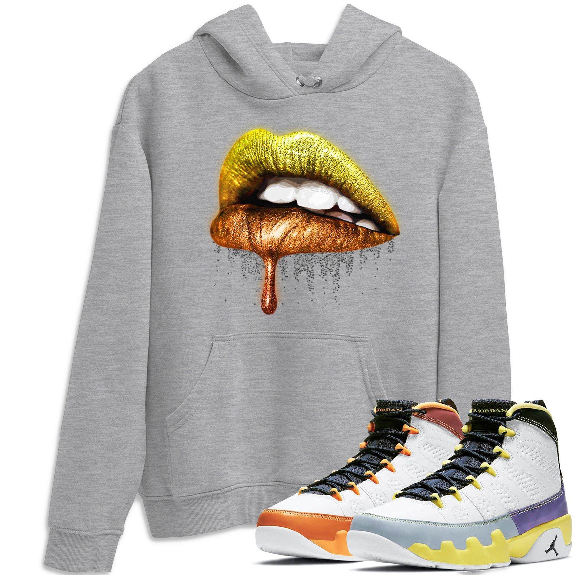Jordan 9 Change The World Shirt To Match Jordans Dripping Lips Sneaker Tees Jordan 9 Change The World Drip Gear Zone Sneaker Matching Clothing Unisex Shirts