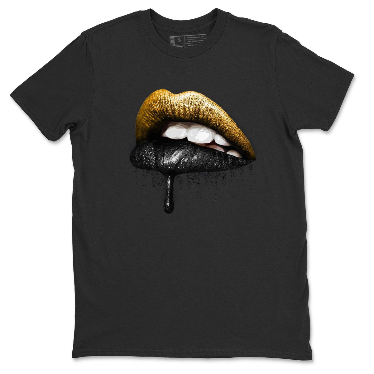 Jordan 9 University Gold Shirt To Match Jordans Dripping Lips Sneaker Tees Jordan 9 University Gold Drip Gear Zone Sneaker Matching Clothing Unisex Shirts