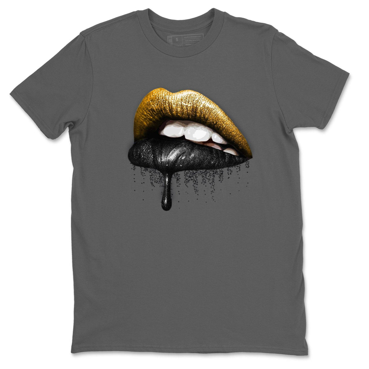 Jordan 9 University Gold Shirt To Match Jordans Dripping Lips Sneaker Tees Jordan 9 University Gold Drip Gear Zone Sneaker Matching Clothing Unisex Shirts