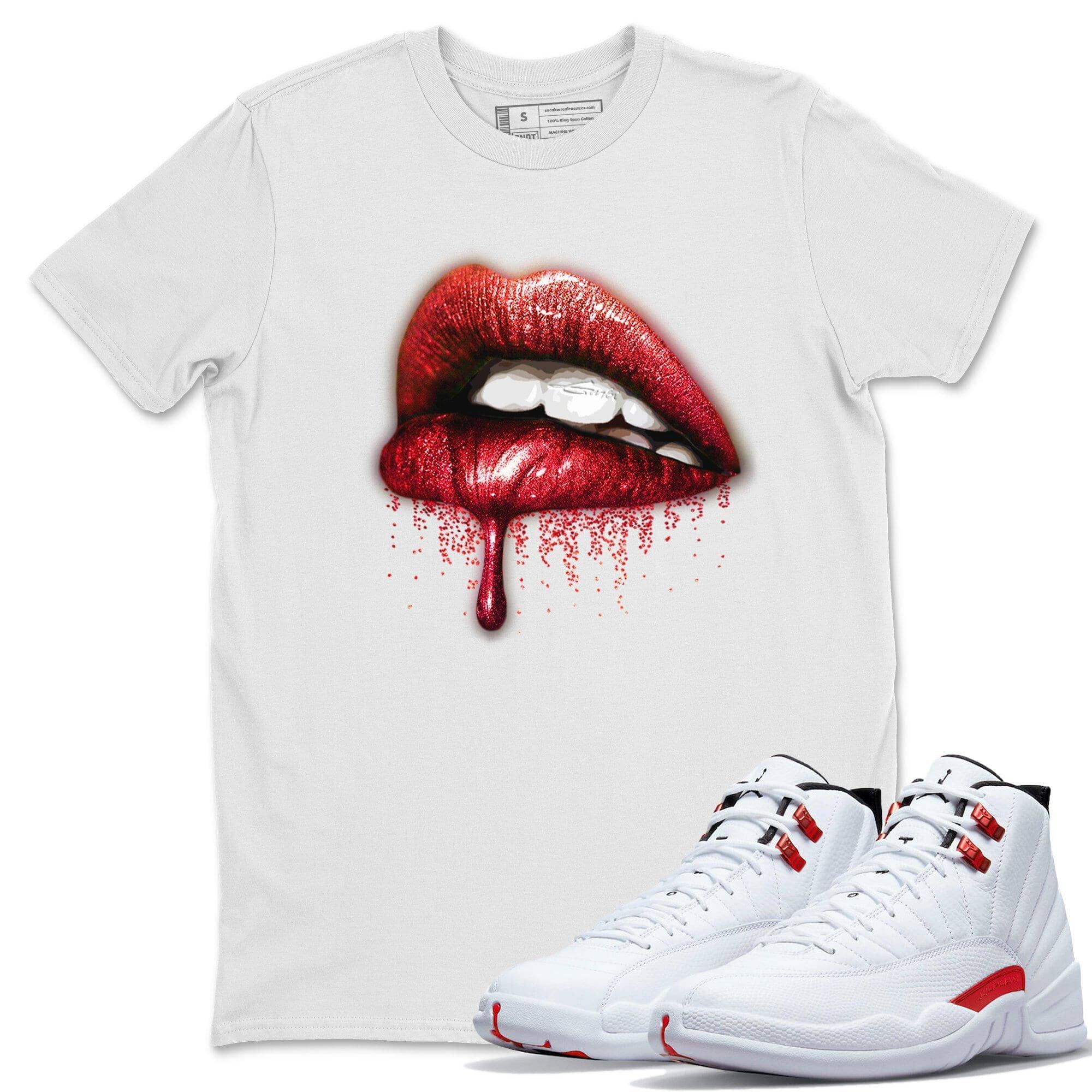 Jordan 12 Twist Shirt To Match Jordans Dripping Lips Sneaker Tees Jordan 12 Twist Drip Gear Zone Sneaker Matching Clothing Unisex Shirts