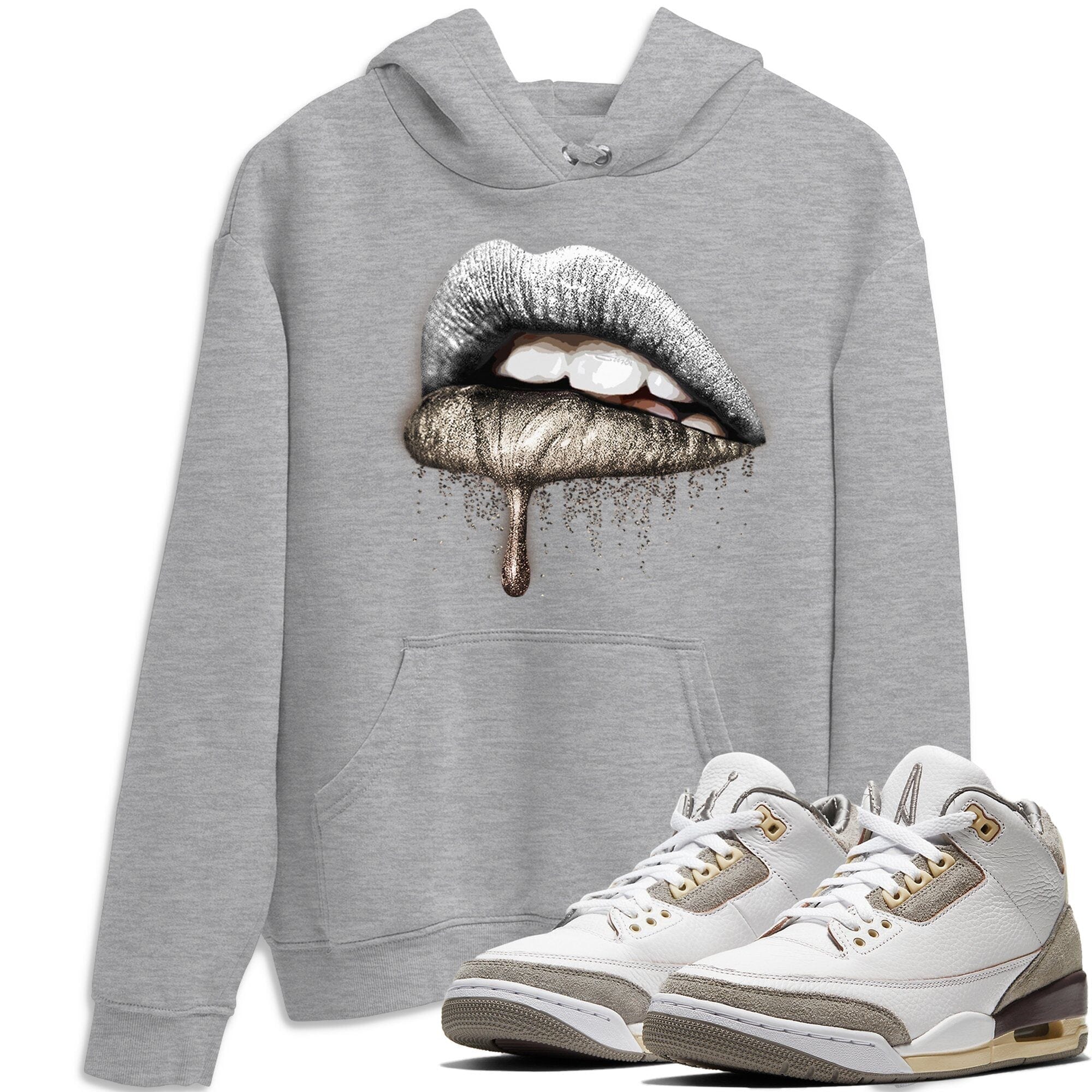 Jordan 3 A Ma Maniere Shirt To Match Jordans Dripping Lips Sneaker Tees Jordan 3 A Ma Maniere Drip Gear Zone Sneaker Matching Clothing Unisex Shirts