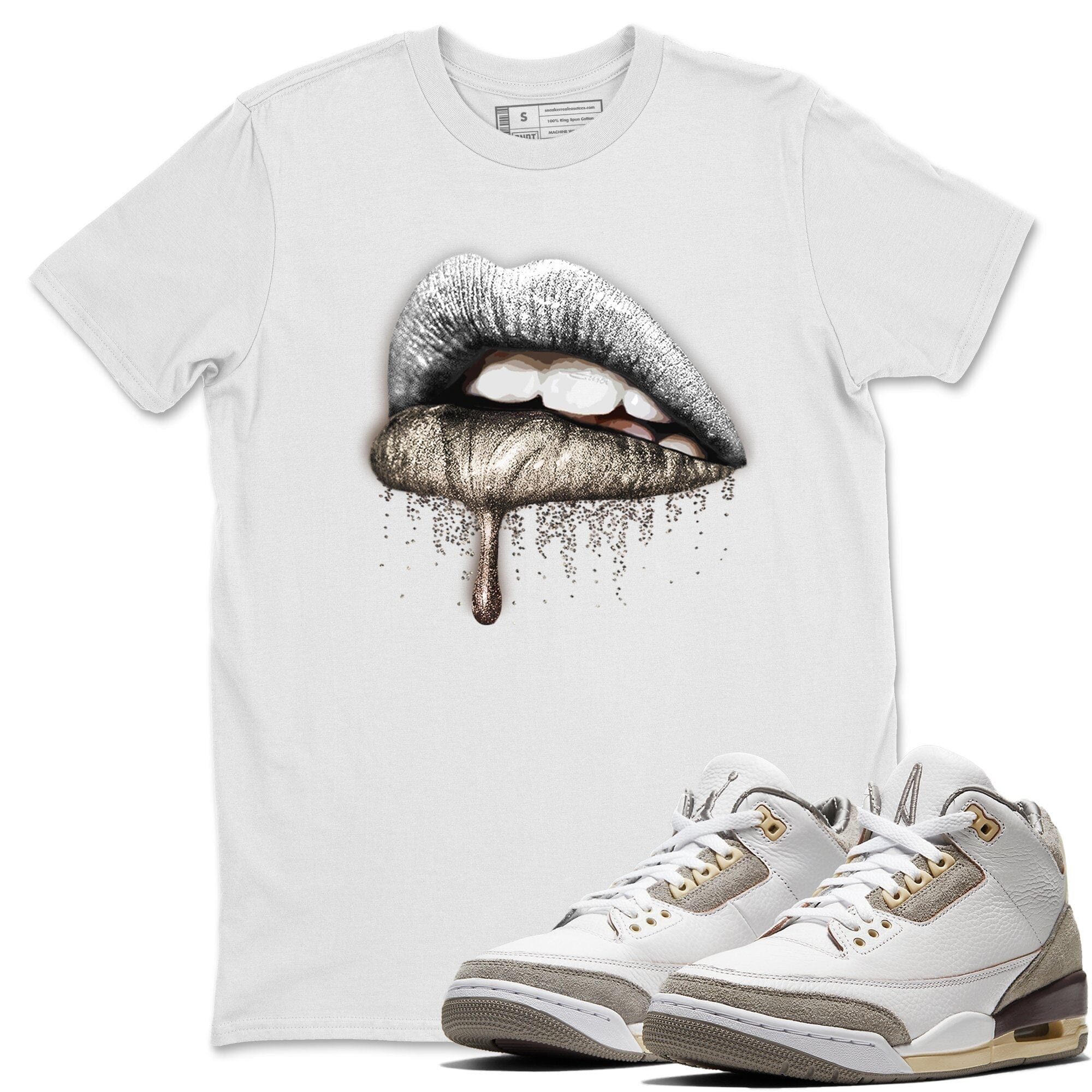 Jordan 3 A Ma Maniere Shirt To Match Jordans Dripping Lips Sneaker Tees Jordan 3 A Ma Maniere Drip Gear Zone Sneaker Matching Clothing Unisex Shirts