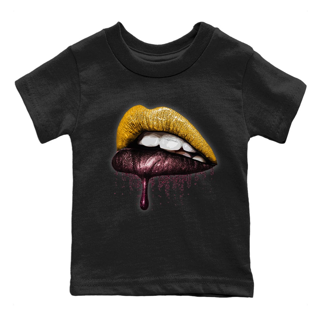 Dunk Arizona State Sneaker Match Tees Dripping Lips Sneaker Tees Dunk Arizona State Jordan to match sneaker T-Shirt Kids Shirts
