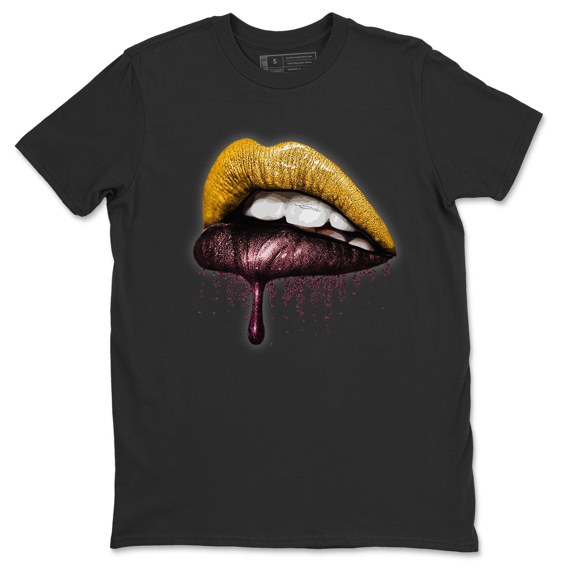 Dunk Arizona State Sneaker Match Tees Dripping Lips Sneaker Tees Dunk Arizona State Jordan to match sneaker T-Shirt Crew Neck Shirts