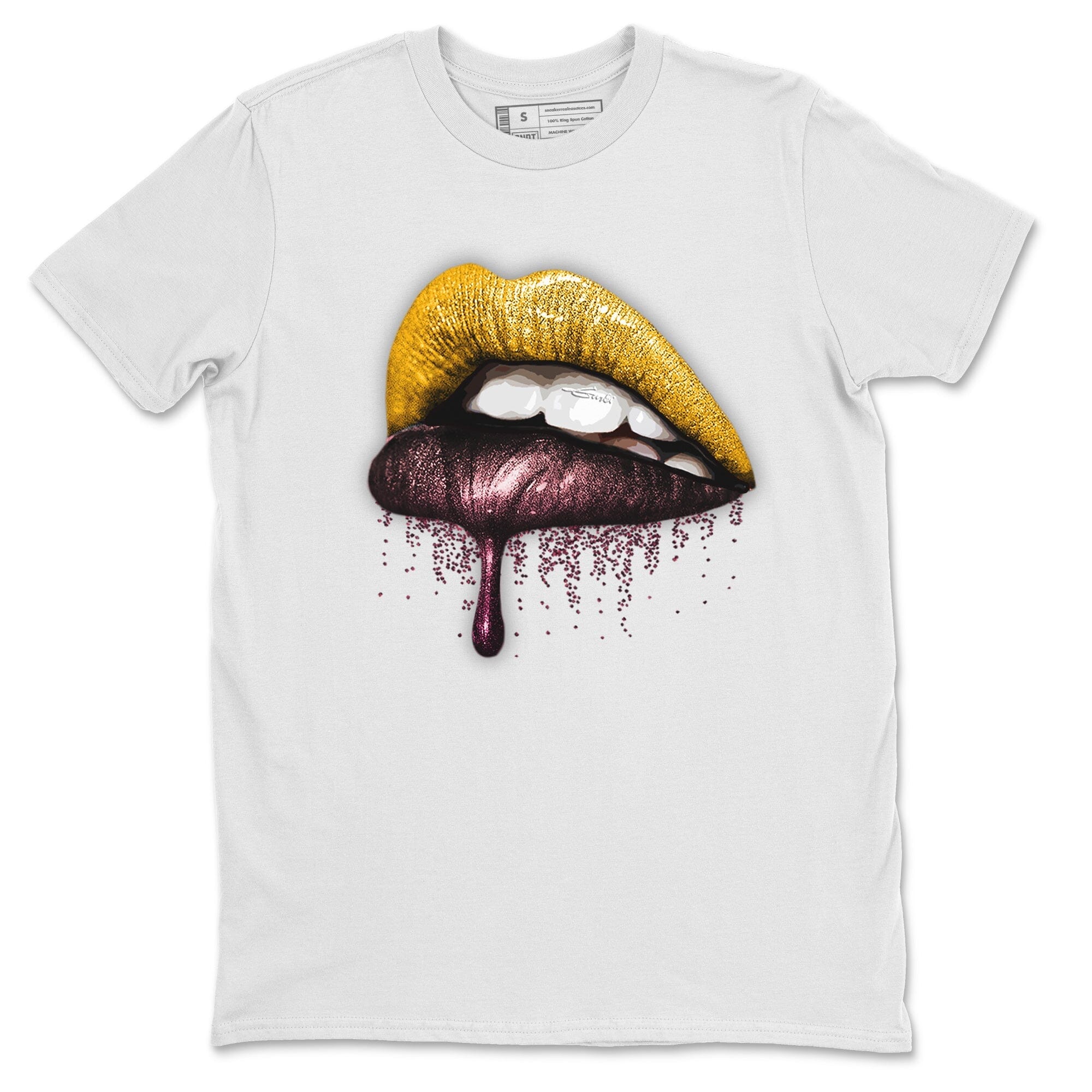 Dunk Arizona State Sneaker Match Tees Dripping Lips Sneaker Tees Dunk Arizona State Jordan to match sneaker T-Shirt Crew Neck Shirts