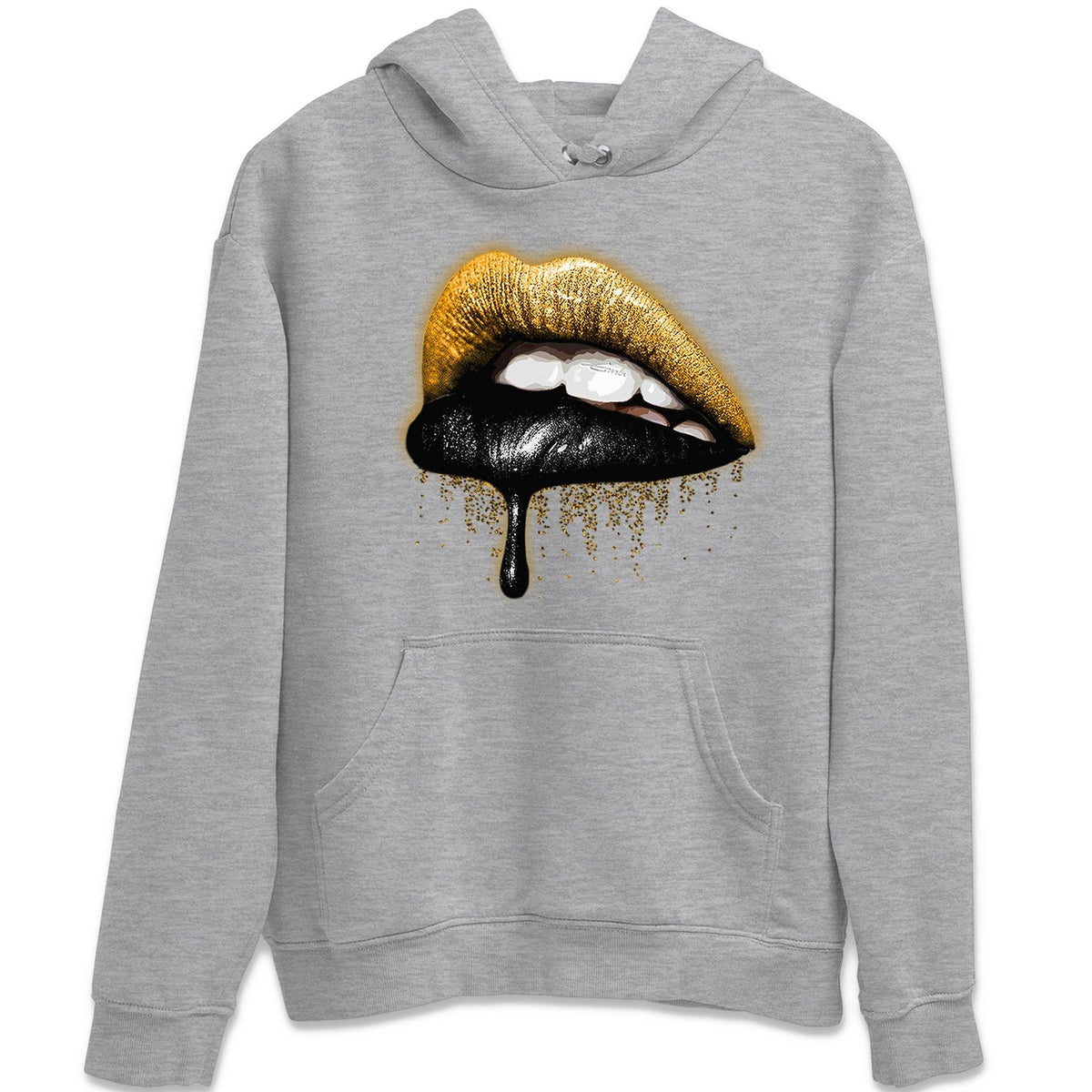 Dunk Championship Goldenrod Sneaker Match Tees Dripping Lips Sneaker Tees Dunk Championship Goldenrod Jordan to match sneaker T-Shirt Crew Neck Shirts