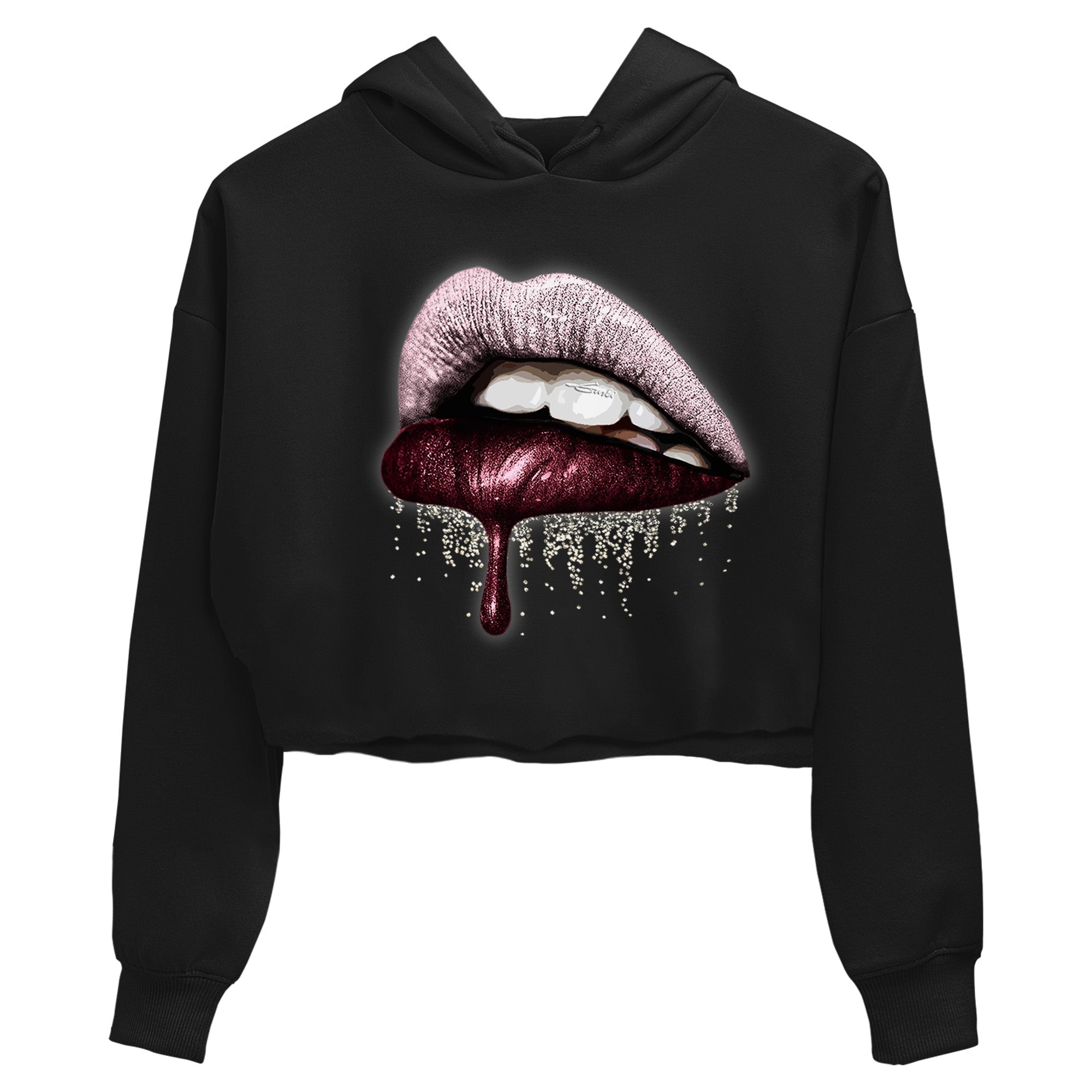 Dunk Valentines Day Sneaker Match Tees Dripping Lips Sneaker Tees Dunk Valentines Day Jordan to match sneaker T-Shirt Women's Shirts