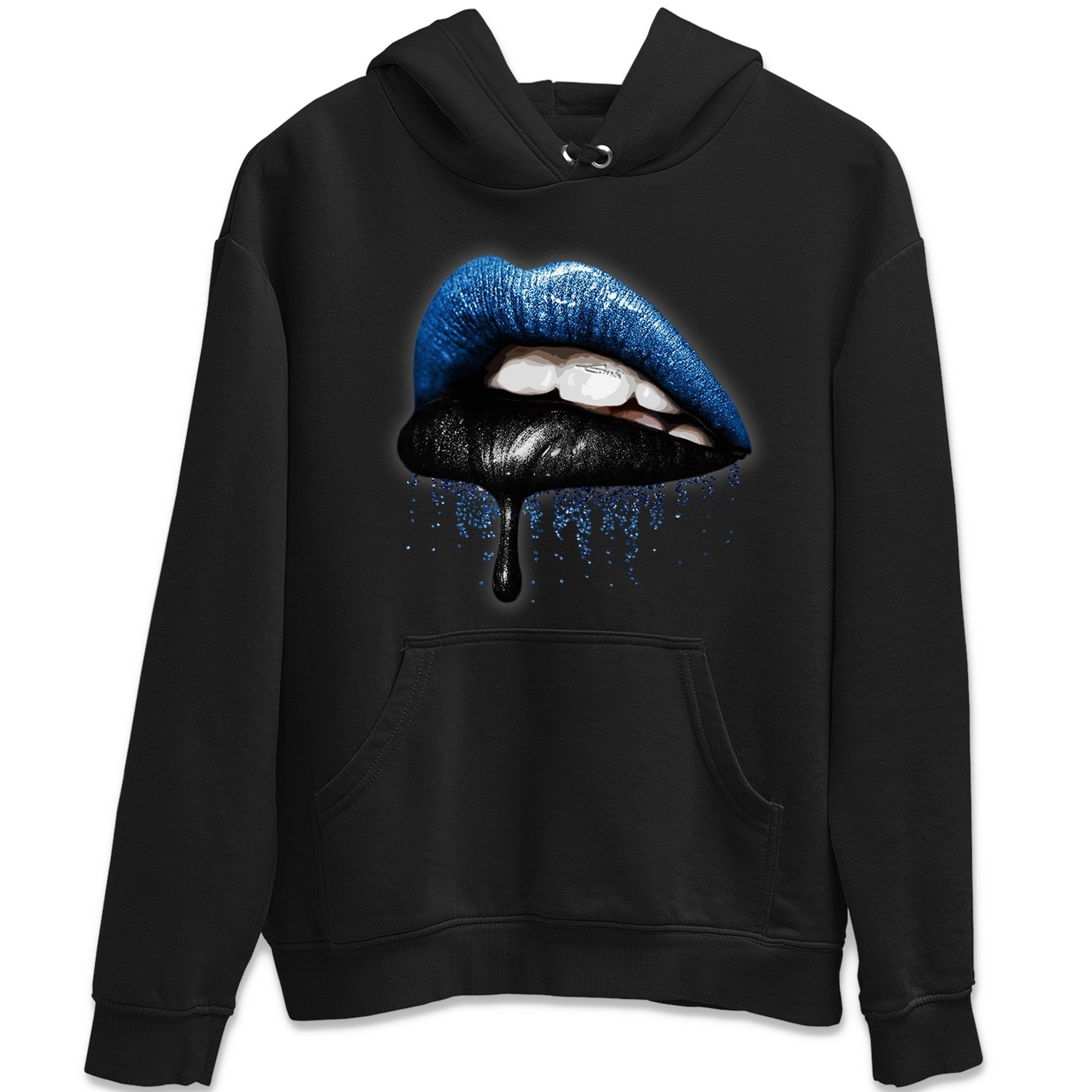 Jordan 1 Dark Marina Blue Sneaker Matching T-Shirt Dripping Lips Sneaker Tees Jordan 1 Dark Marina Blue Sneaker Release Tees Crew Neck Tees