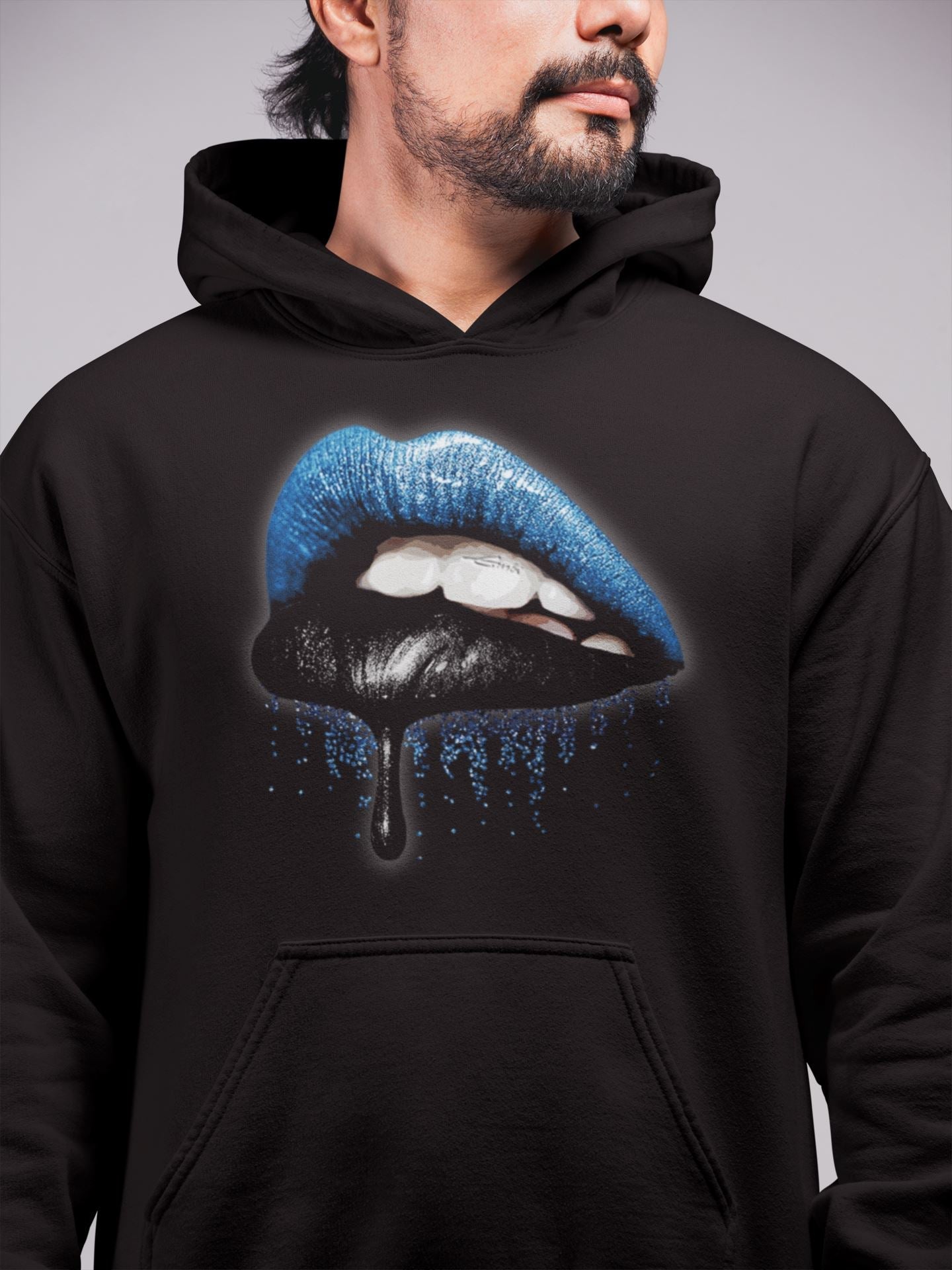 Jordan 1 Dark Marina Blue Sneaker Matching T-Shirt Dripping Lips Sneaker Tees Jordan 1 Dark Marina Blue Sneaker Release Tees Crew Neck Tees