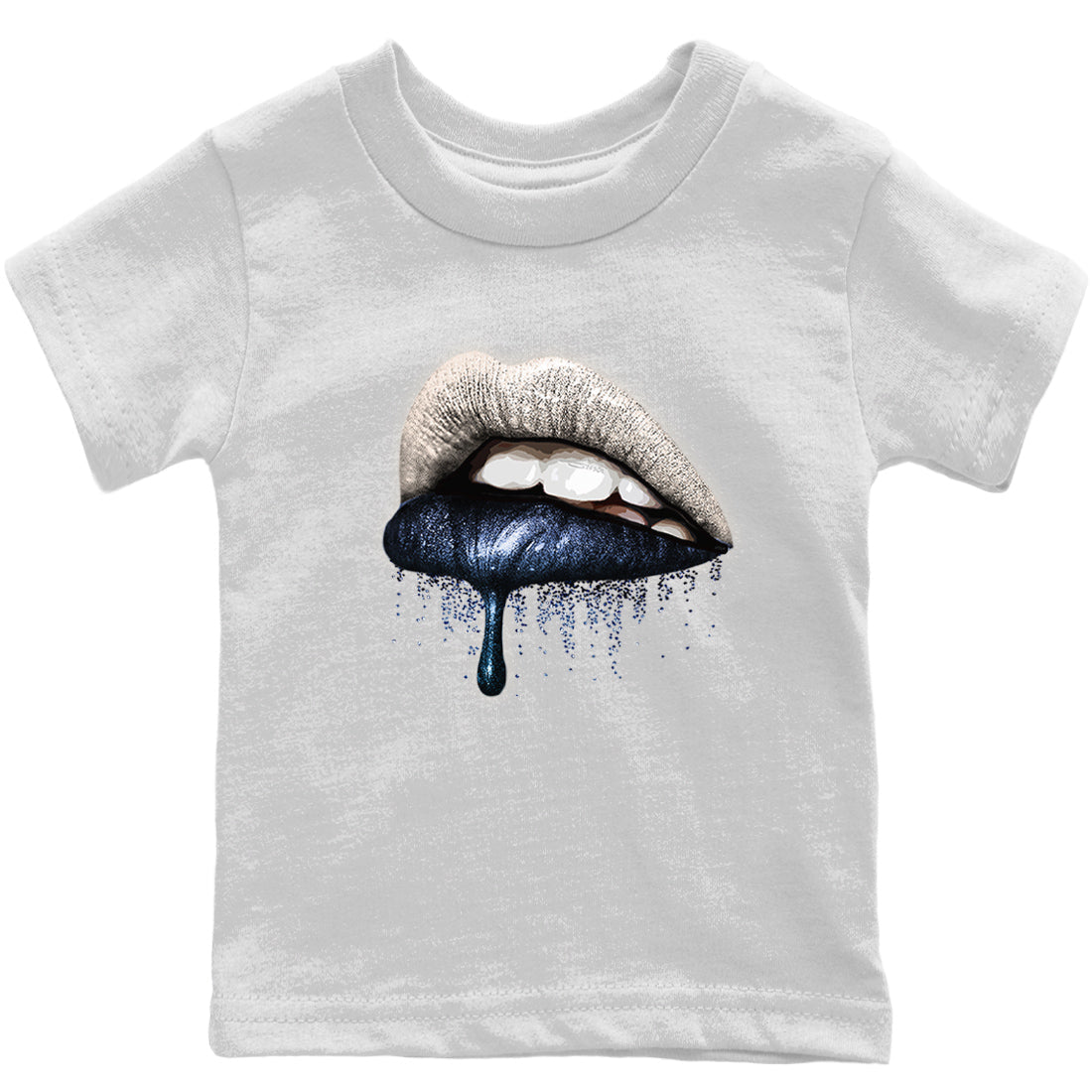 Jordan 1 85 Georgetown Sneaker Match Tees Dripping Lips Sneaker Tees Jordan 1 85 Georgetown Jordan to match sneaker T-Shirt Kids Shirts