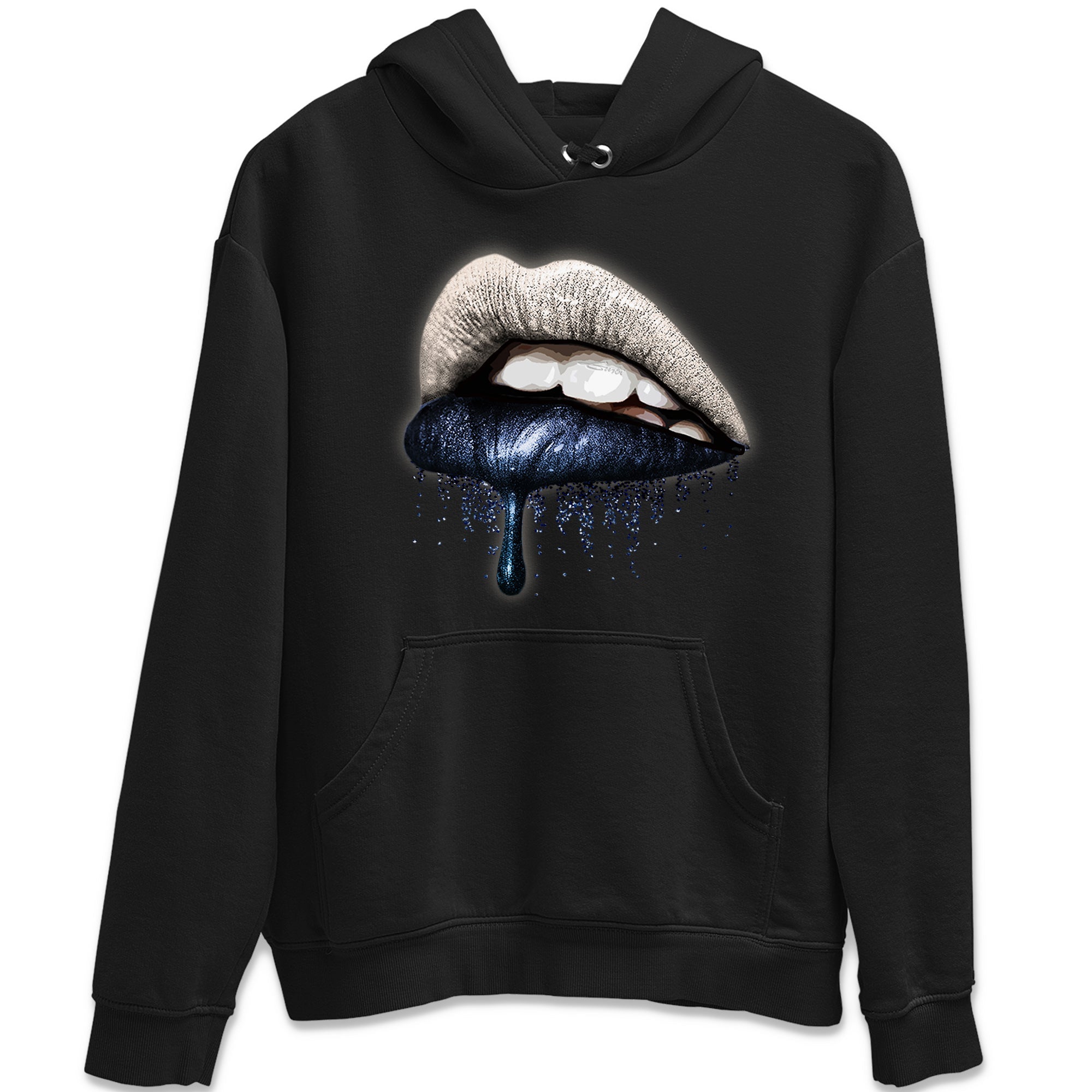 Jordan 1 85 Georgetown Sneaker Match Tees Dripping Lips Sneaker Tees Jordan 1 85 Georgetown Jordan to match sneaker T-Shirt Crew Neck Shirts