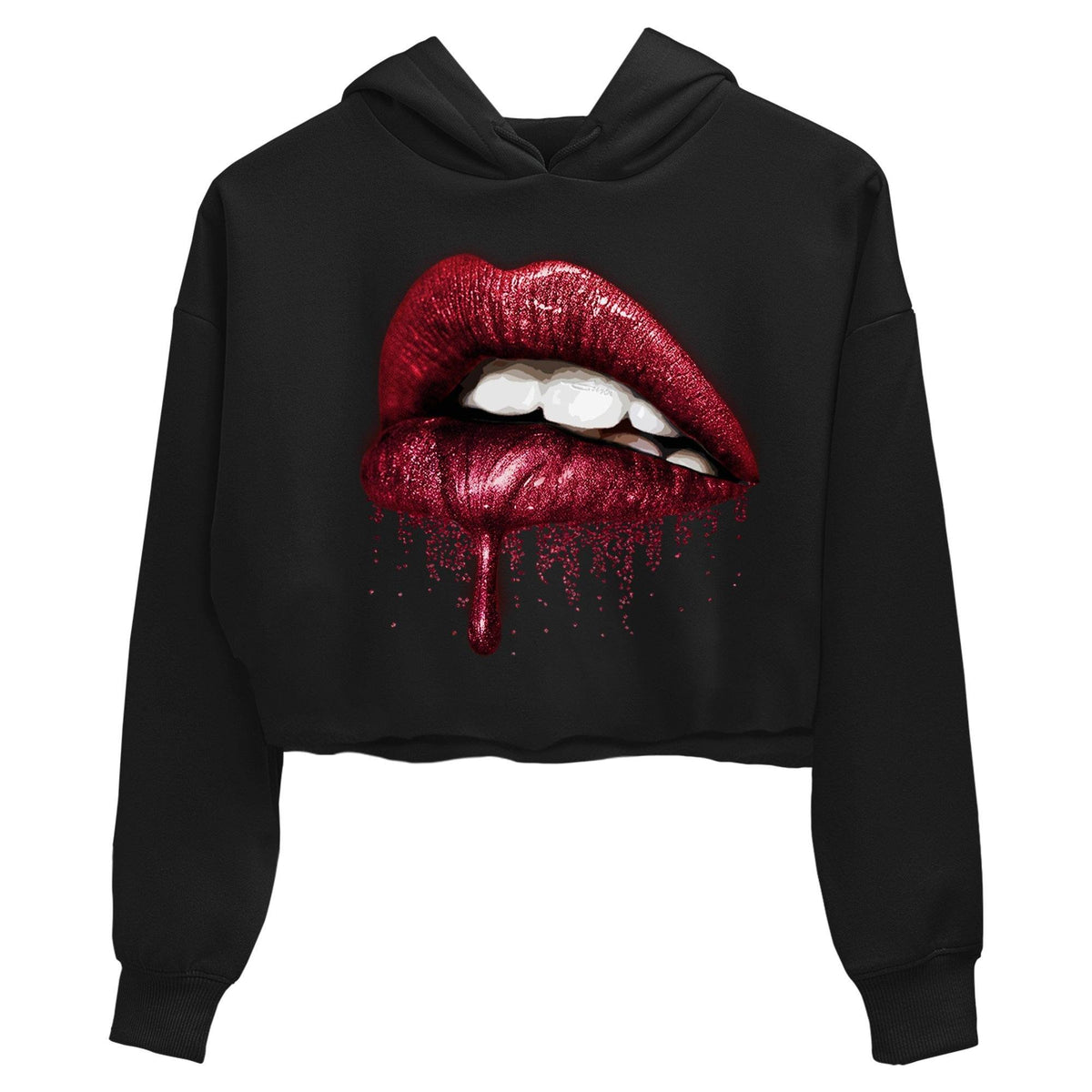Jordan 6 Carmine Sneaker Matching T-Shirt Dripping Lips Sneaker Tees Jordan 6 Carmine Sneaker Release Tees Women's Shirts