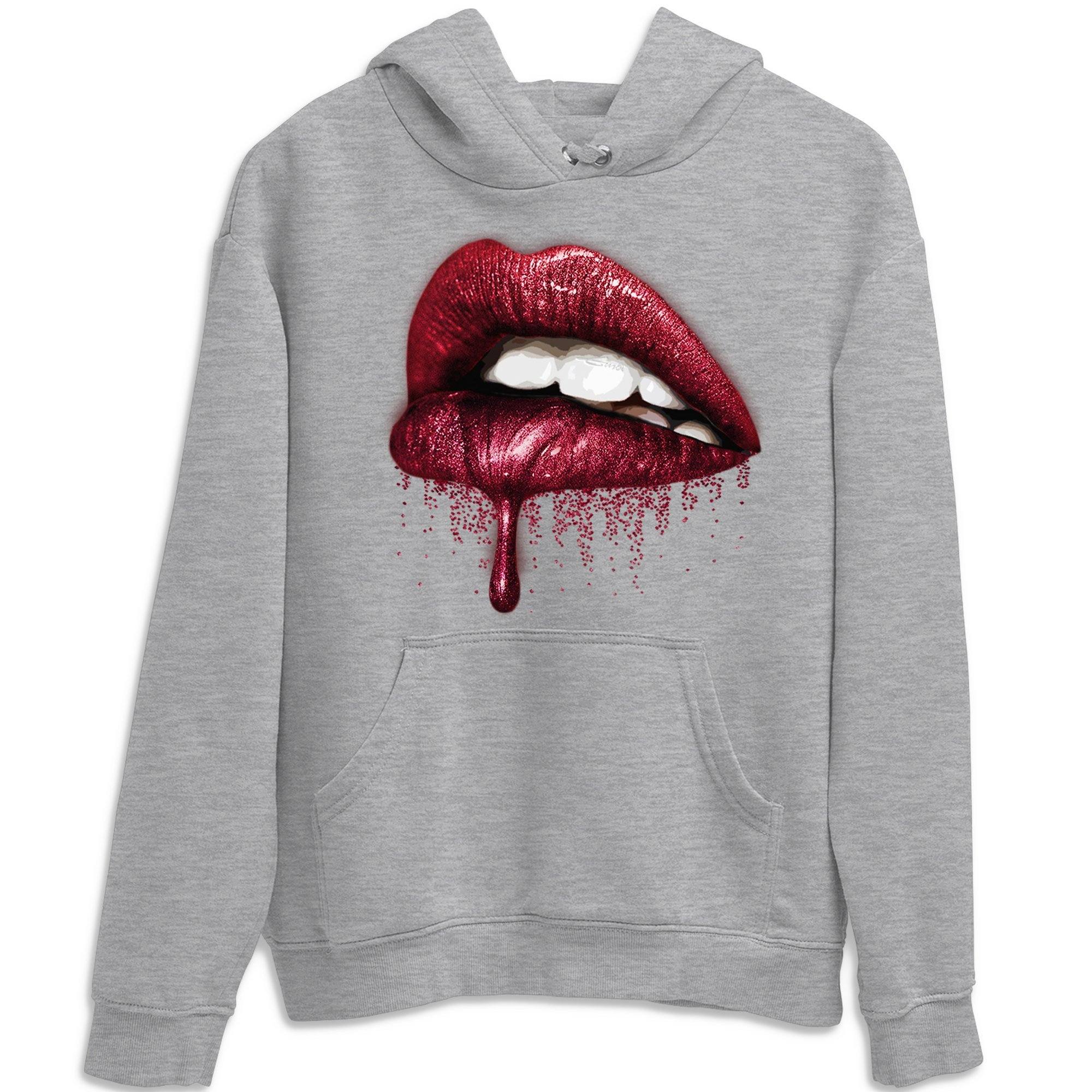 Jordan 6 Carmine Shirt To Match Jordans Dripping Lips Sneaker Tees Jordan 6 Carmine Drip Gear Zone Sneaker Matching Clothing Unisex Shirts