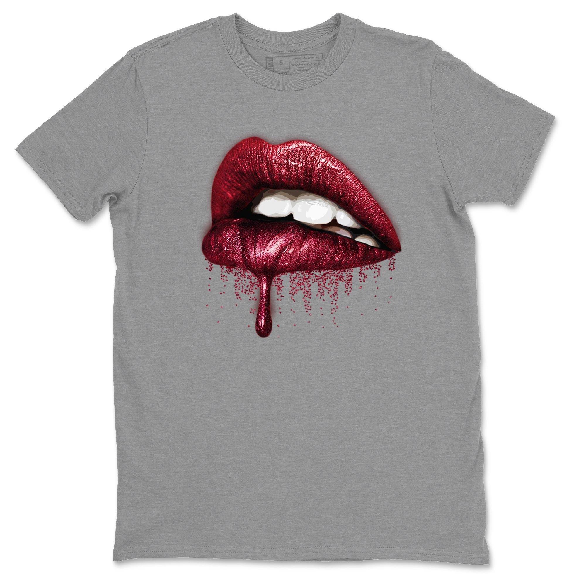 Jordan 6 Carmine Shirt To Match Jordans Dripping Lips Sneaker Tees Jordan 6 Carmine Drip Gear Zone Sneaker Matching Clothing Unisex Shirts