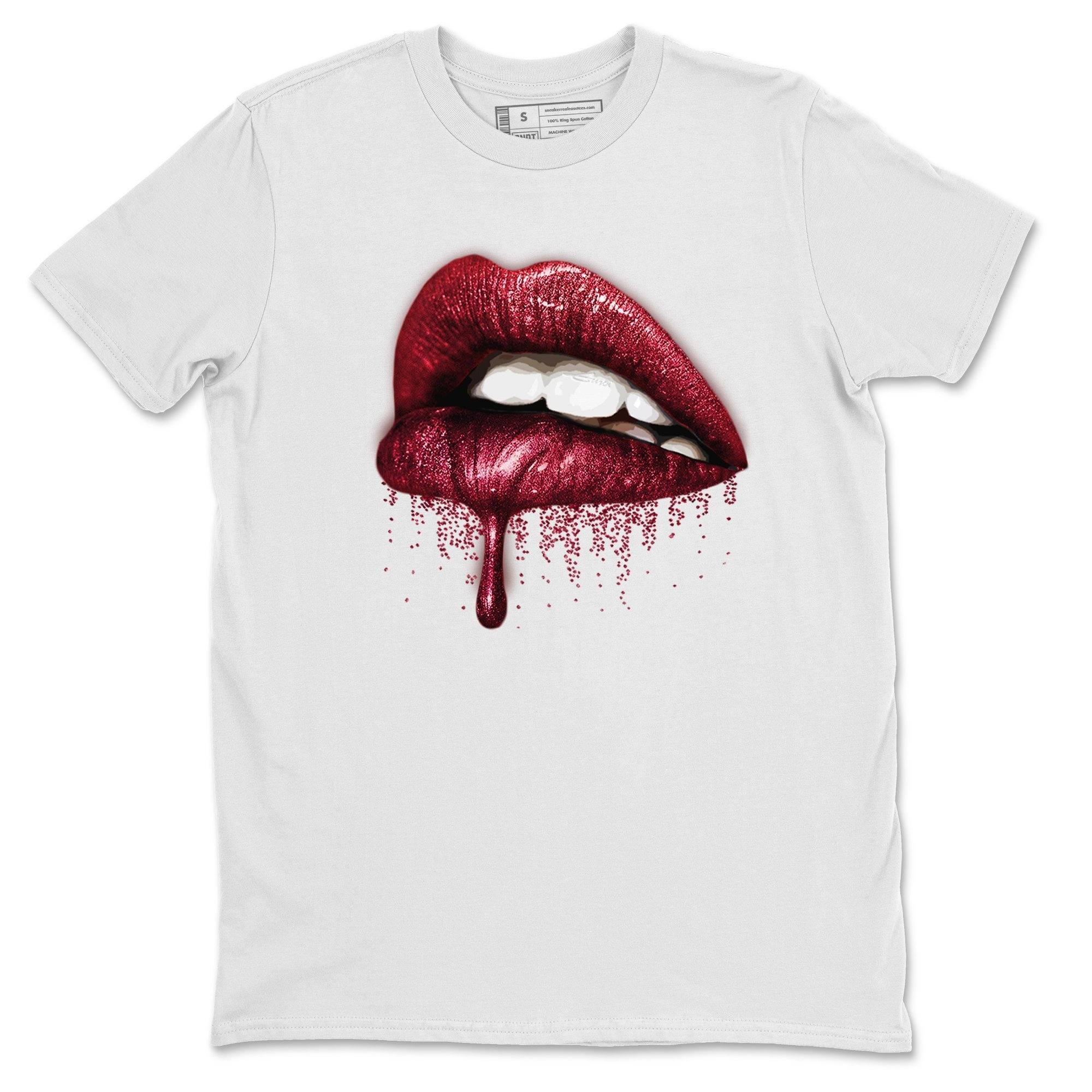 Jordan 6 Carmine Shirt To Match Jordans Dripping Lips Sneaker Tees Jordan 6 Carmine Drip Gear Zone Sneaker Matching Clothing Unisex Shirts