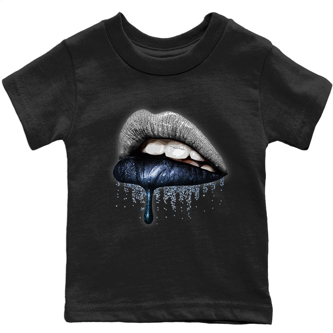 Jordan 6 Georgetown Sneaker Matching T-Shirt Dripping Lips Sneaker Tees Jordan 6 Georgetown Sneaker Release Tees Kids Shirts